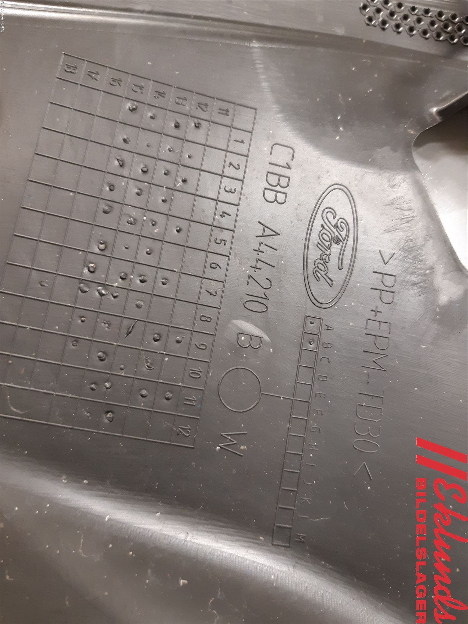 Ford FIESTA 13-17 Spoiler Baklucka