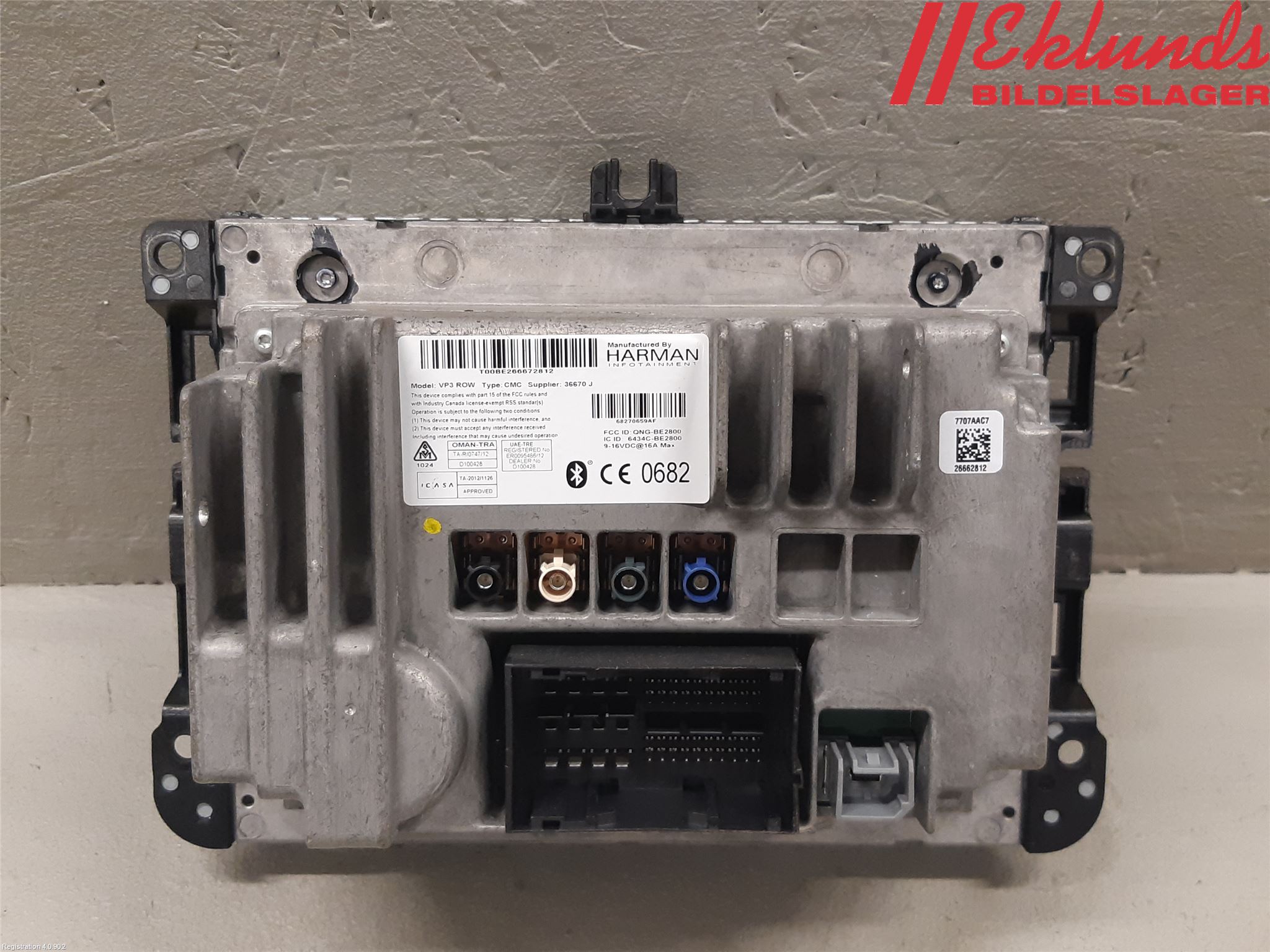 Dodge PICK UP RAM 81- Cd Radio - Multimediapanel