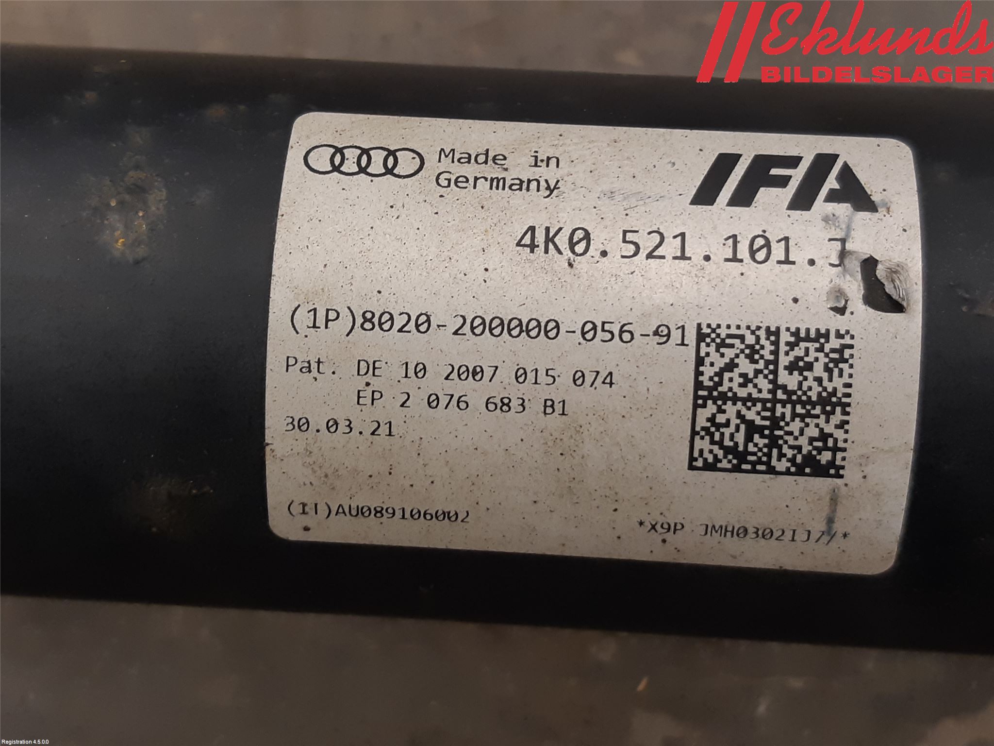 Audi A6 F2/C8 19- Mellanaxel Komp