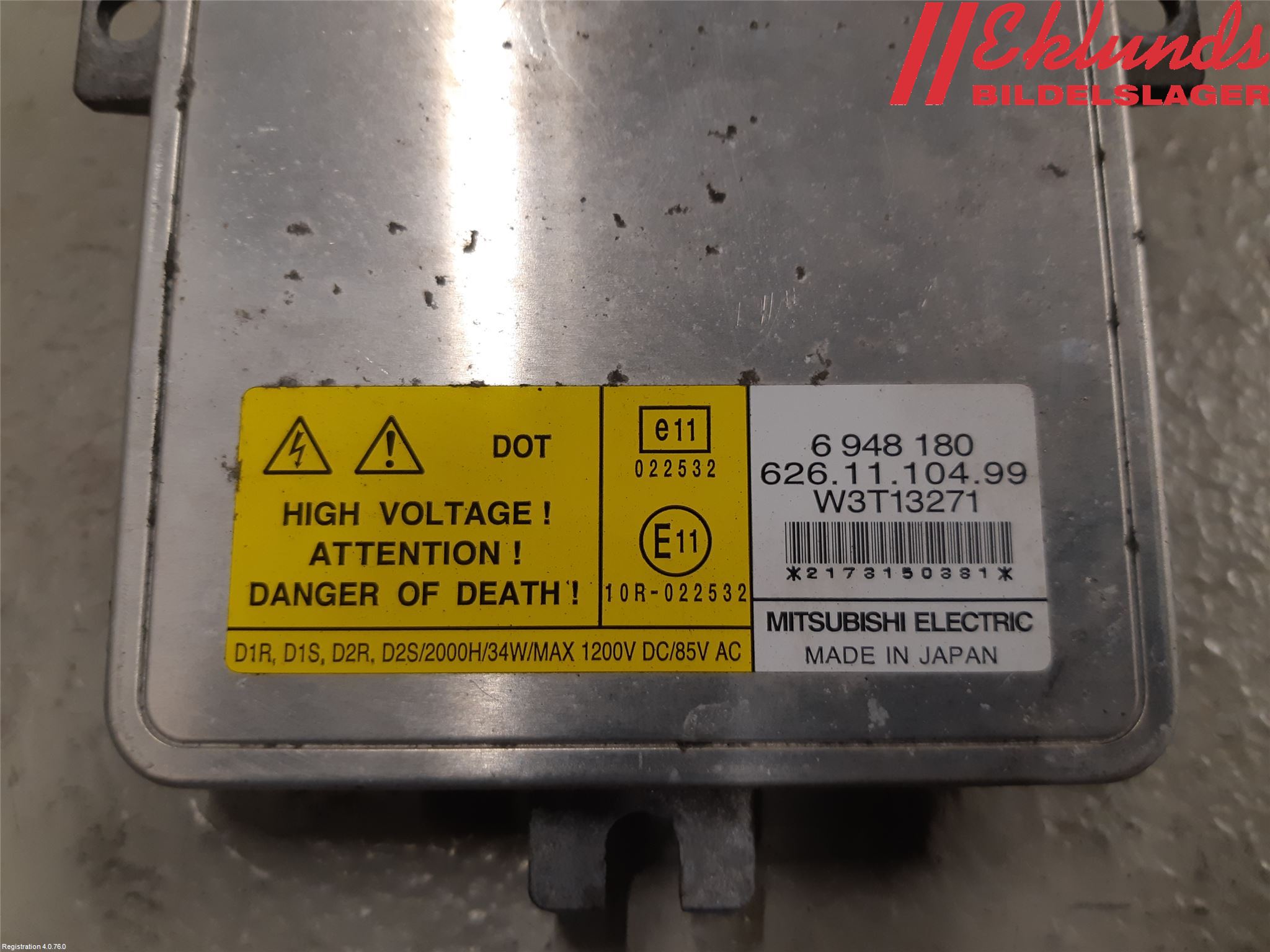 BMW 3 E90/91 SED/TOU 05-12 Styrenhet Strålkastare