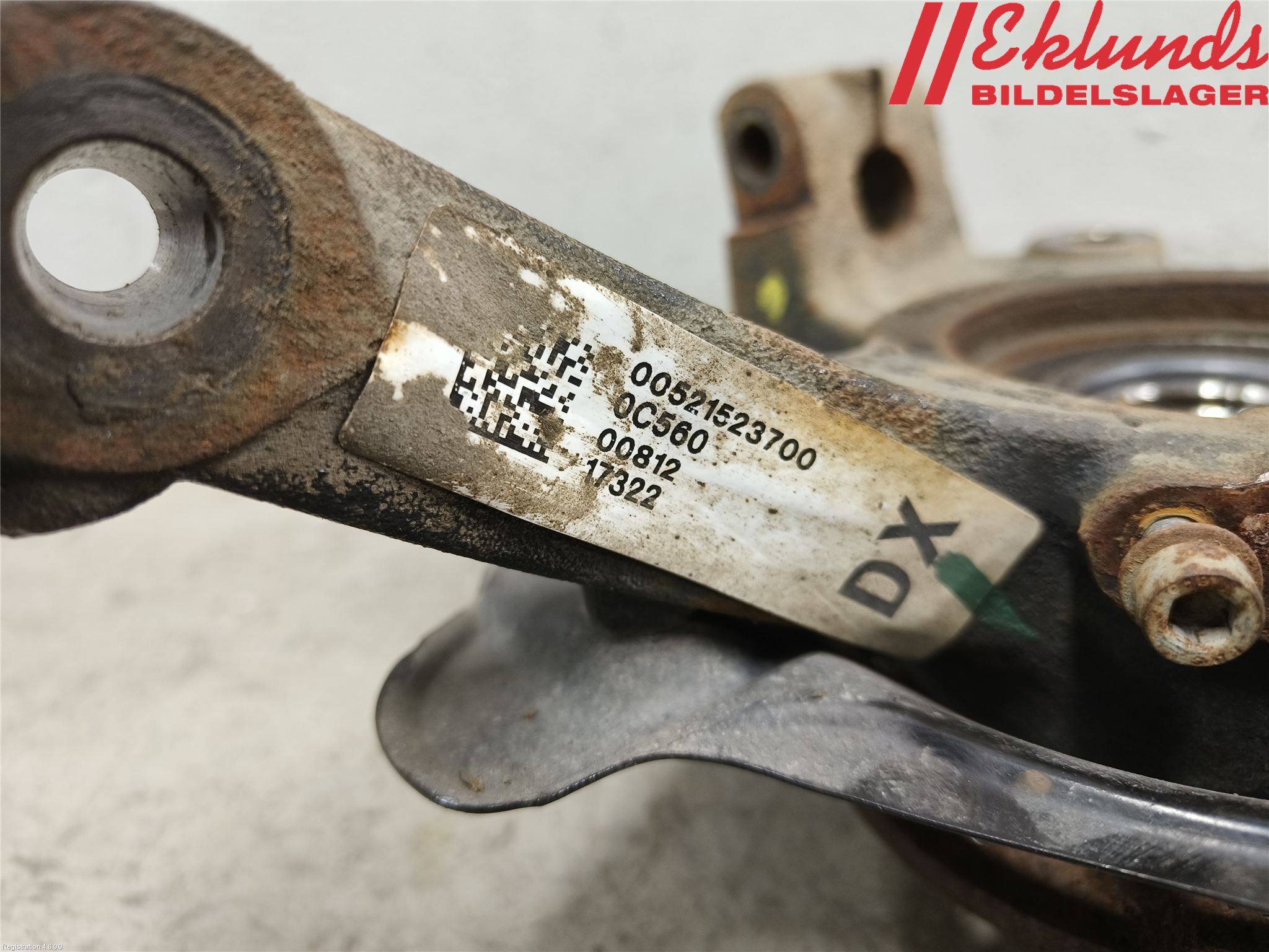 Fiat 500e 20- Styrspindel Lagerhus Hö