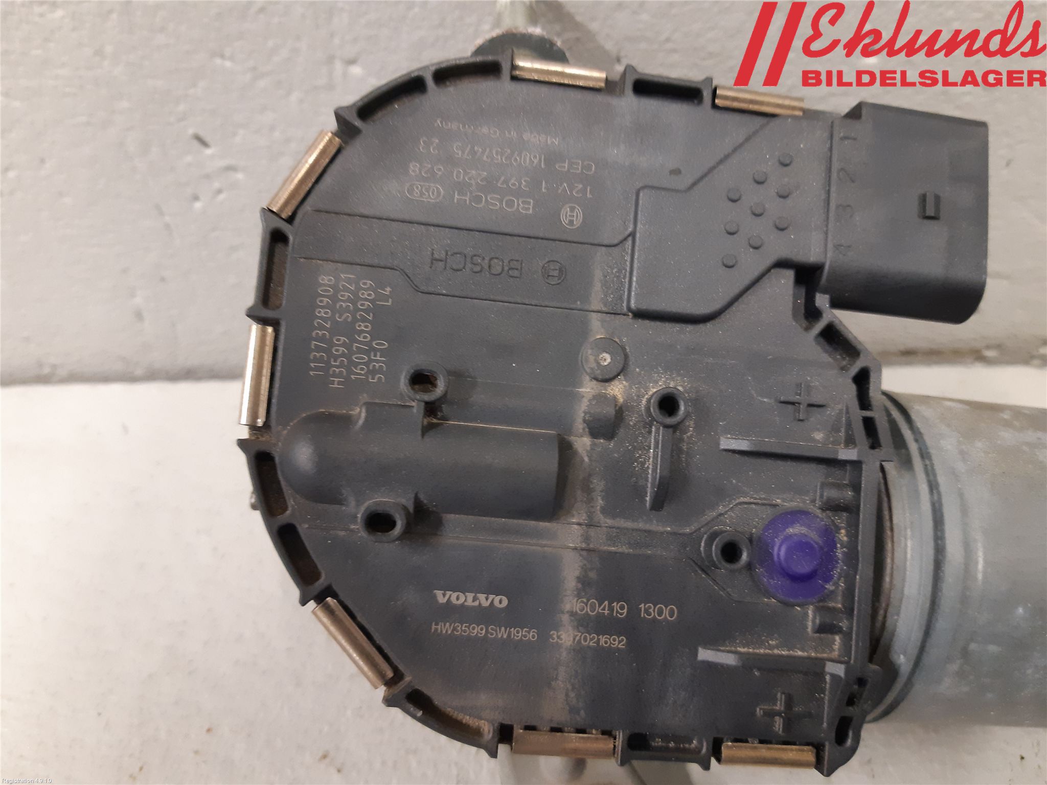 Volvo V40 12-19 Torkarmotor Vindruta