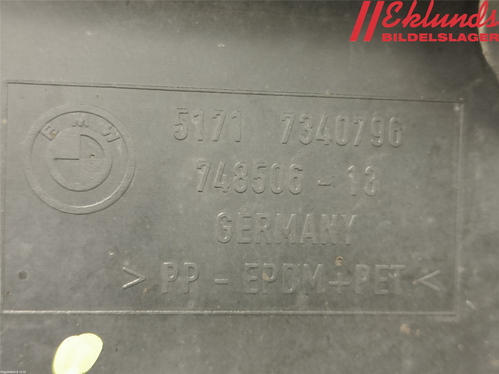 BMW 5 G30/G31/F90 17-23 Skärm Inner
