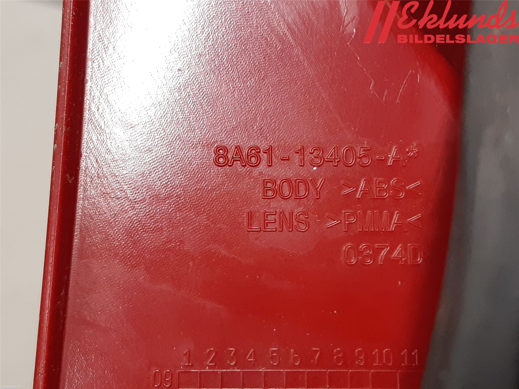 Ford FIESTA 09-12 Bakljus Vänster