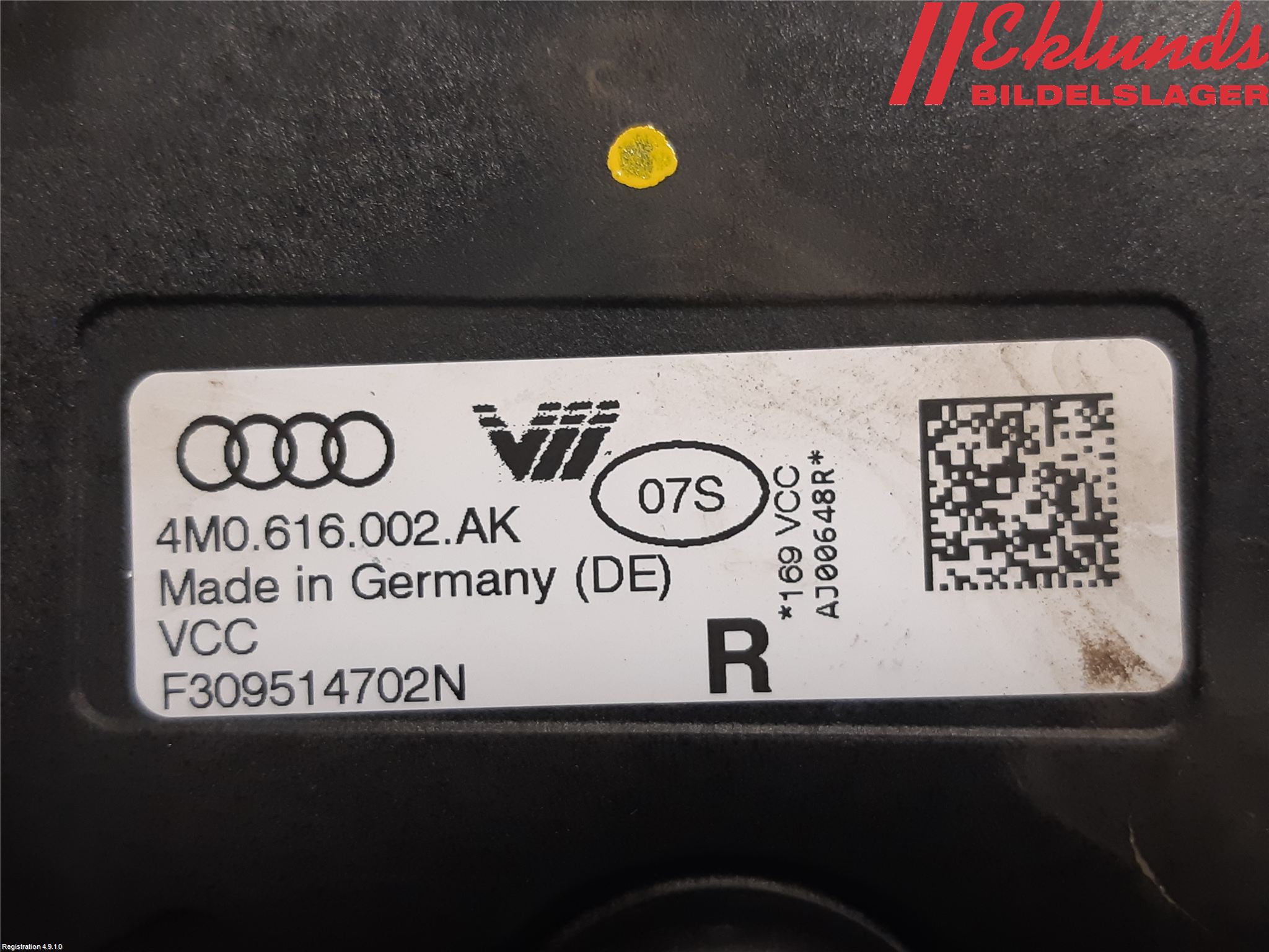 Audi Q7/SQ7 Nivå-Luftfjädring Bälg