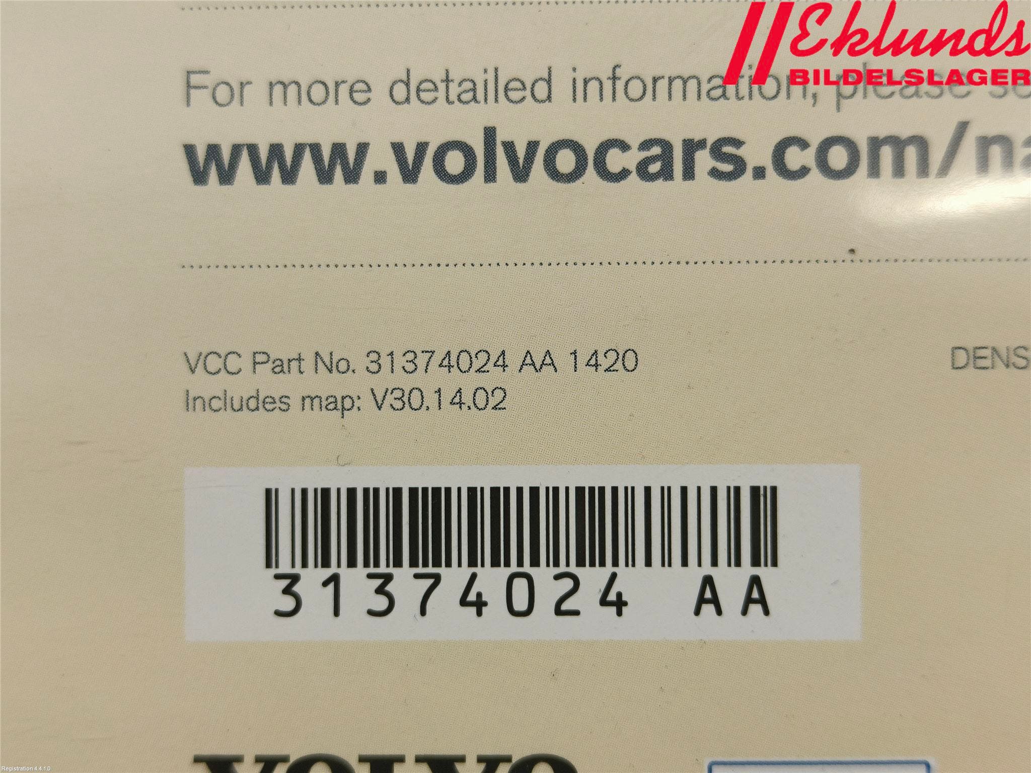 Volvo V40 12-19 Gps Navigator