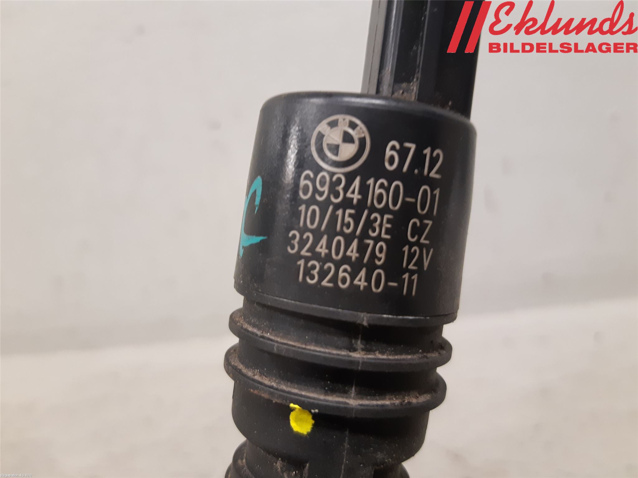 BMW 7 F01/02/03/04 09-15 Spolarpump Vindruta