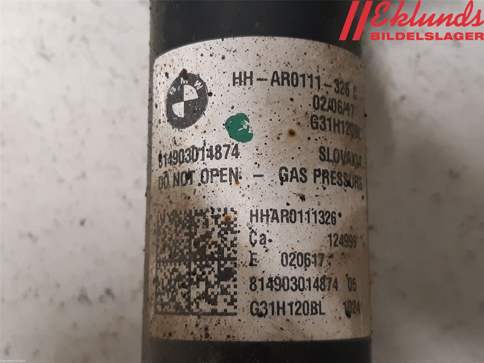 BMW 5 G30/G31/F90 17-23 Fjäderben Bak Höger