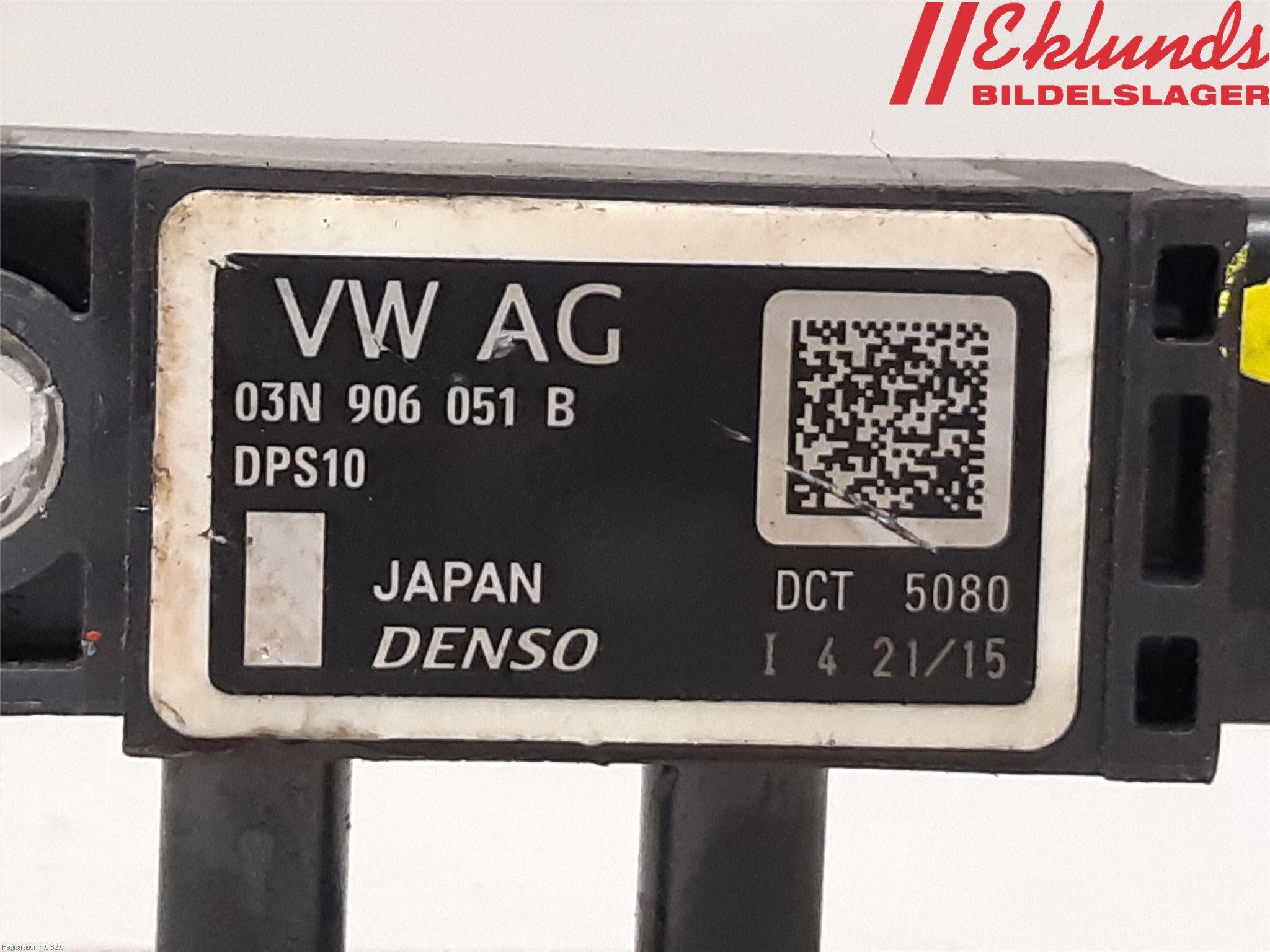 Volkswagen VW GOLF / E-GOLF VII 13-20 Sensor Avgas