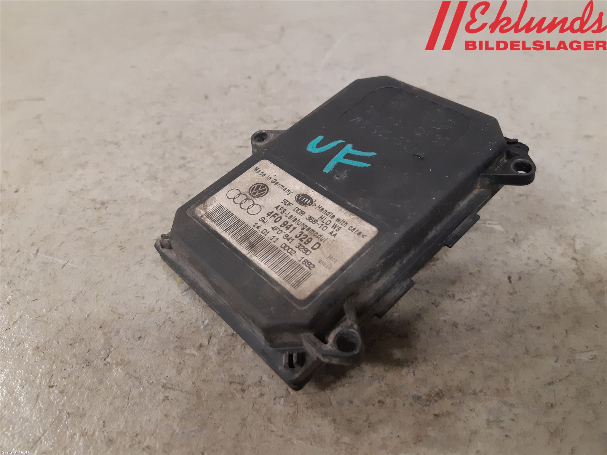 Audi A6/S6     05-11 Styrenhet Strålkastare