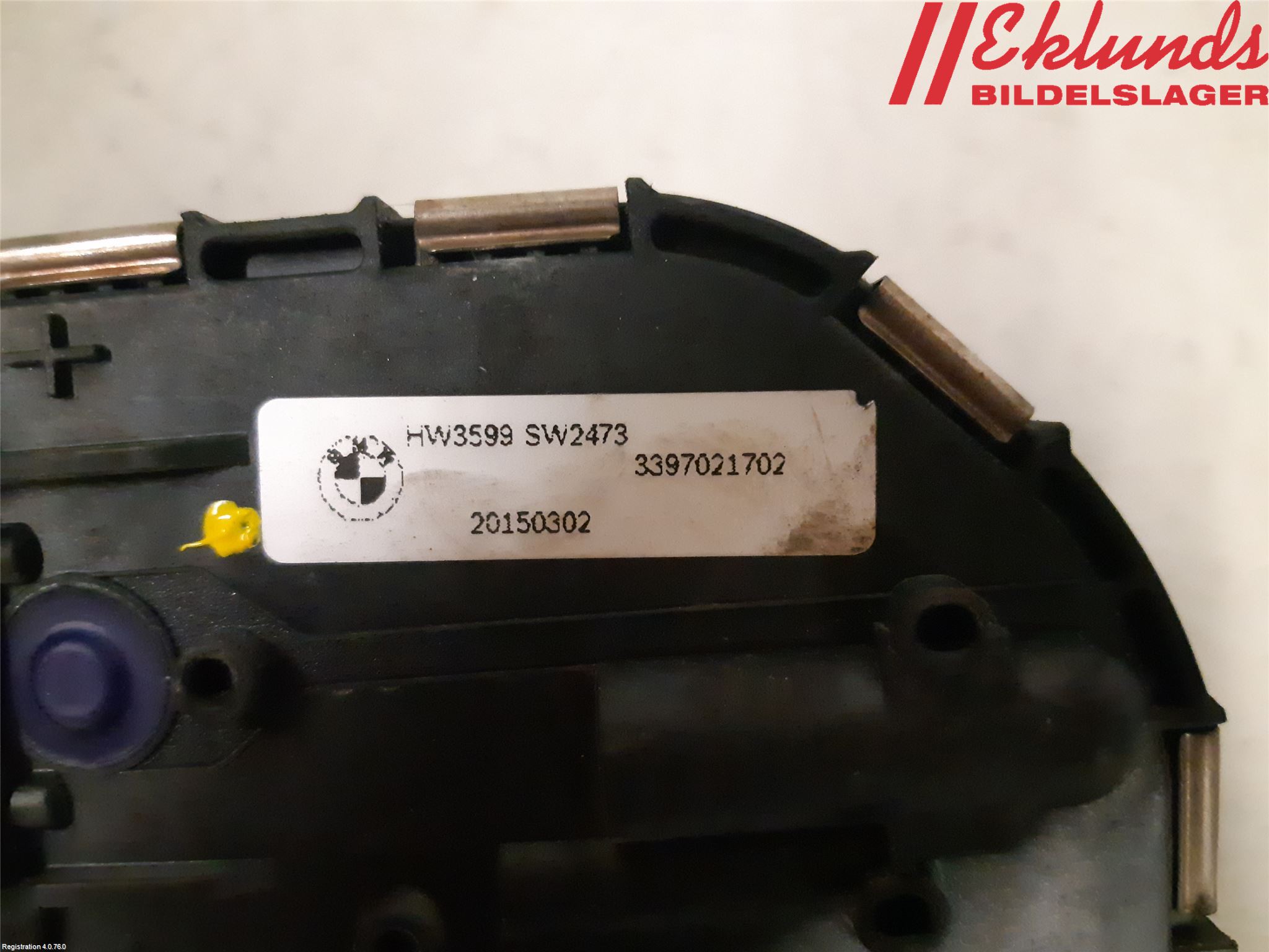 BMW X4 F26 14-18 Torkarmotor Vindruta