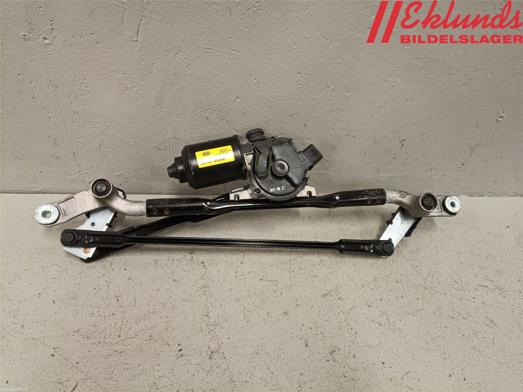 Kia NIRO (DE) 17-22 Torkarmotor Vindruta