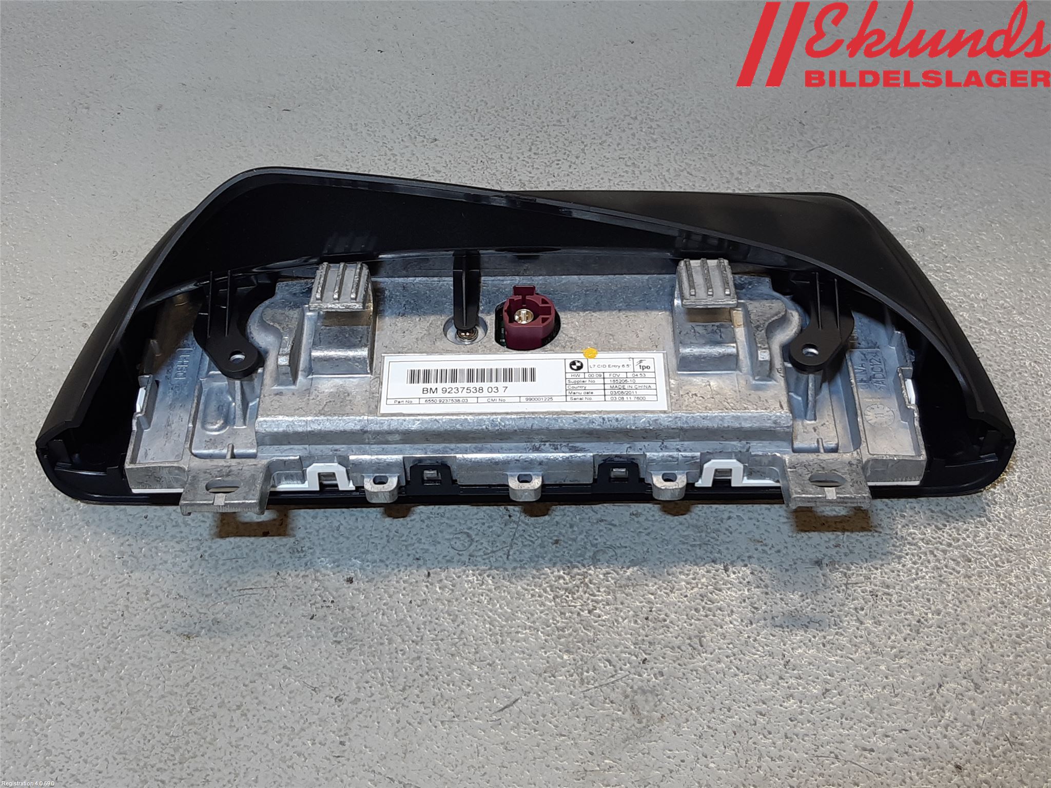 BMW 1 F20/F21 11-19 Bildskärm