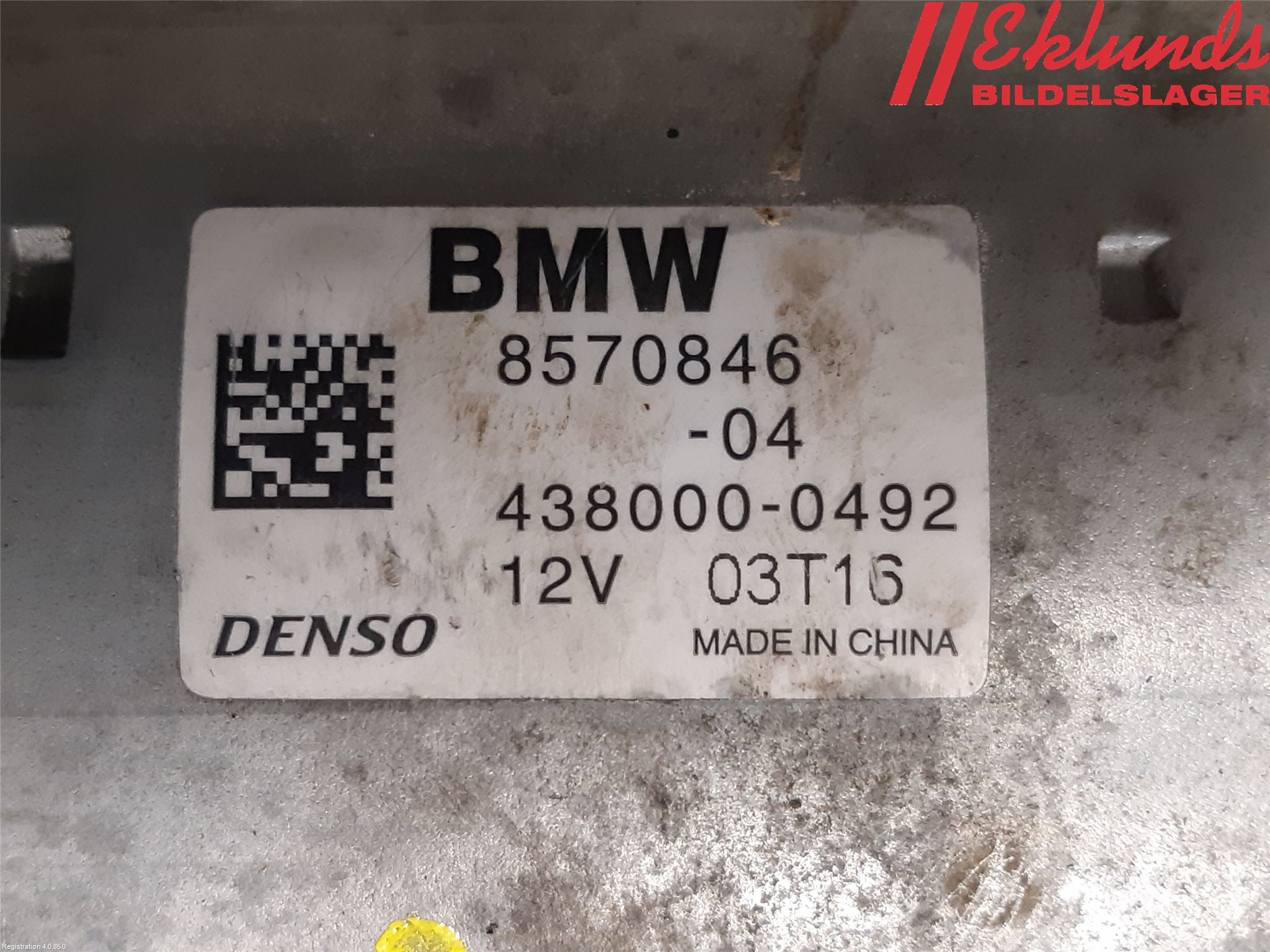 BMW 5 F10/F11/F18 09-17 Startmotor Diesel