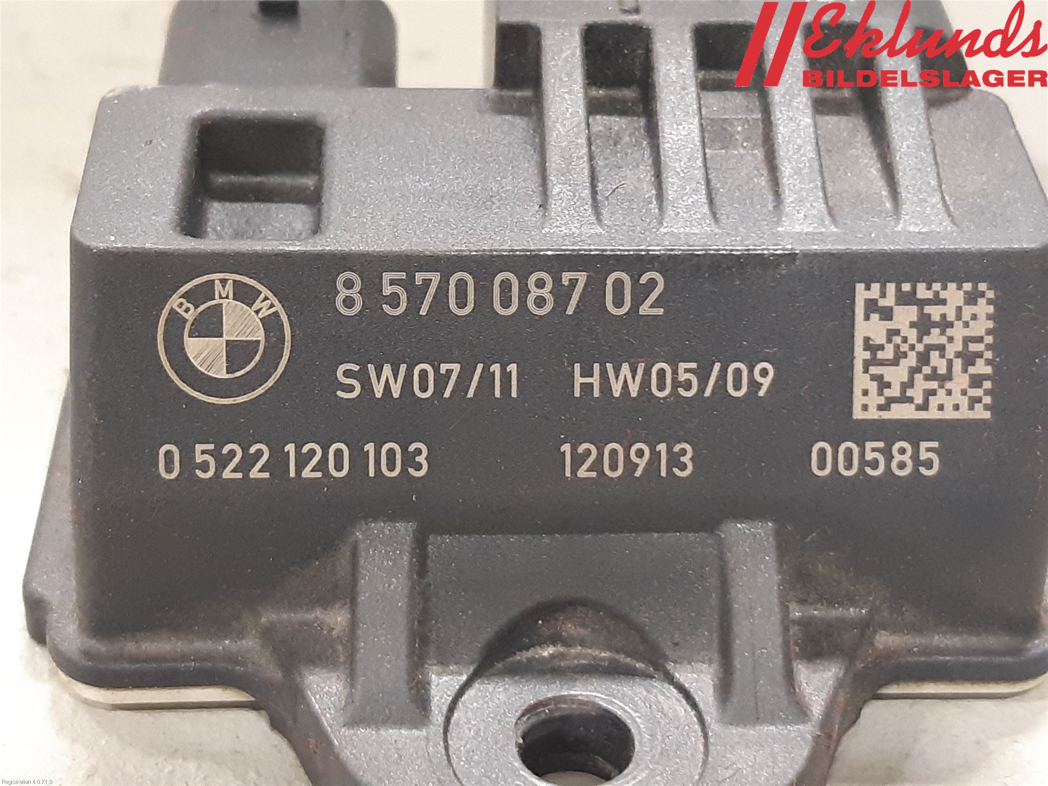 BMW 3 F30/F31/F80 12-19 Relä Glödning Diesel