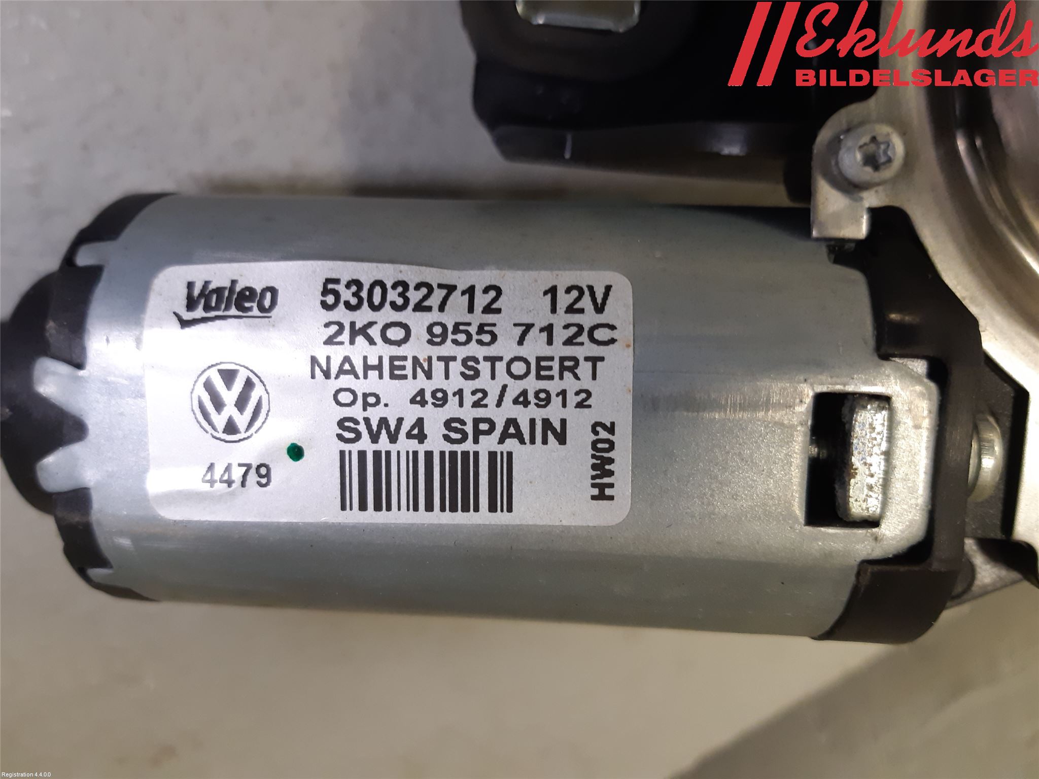 Volkswagen VW CADDY      04-10 Torkarmotor Baklucka
