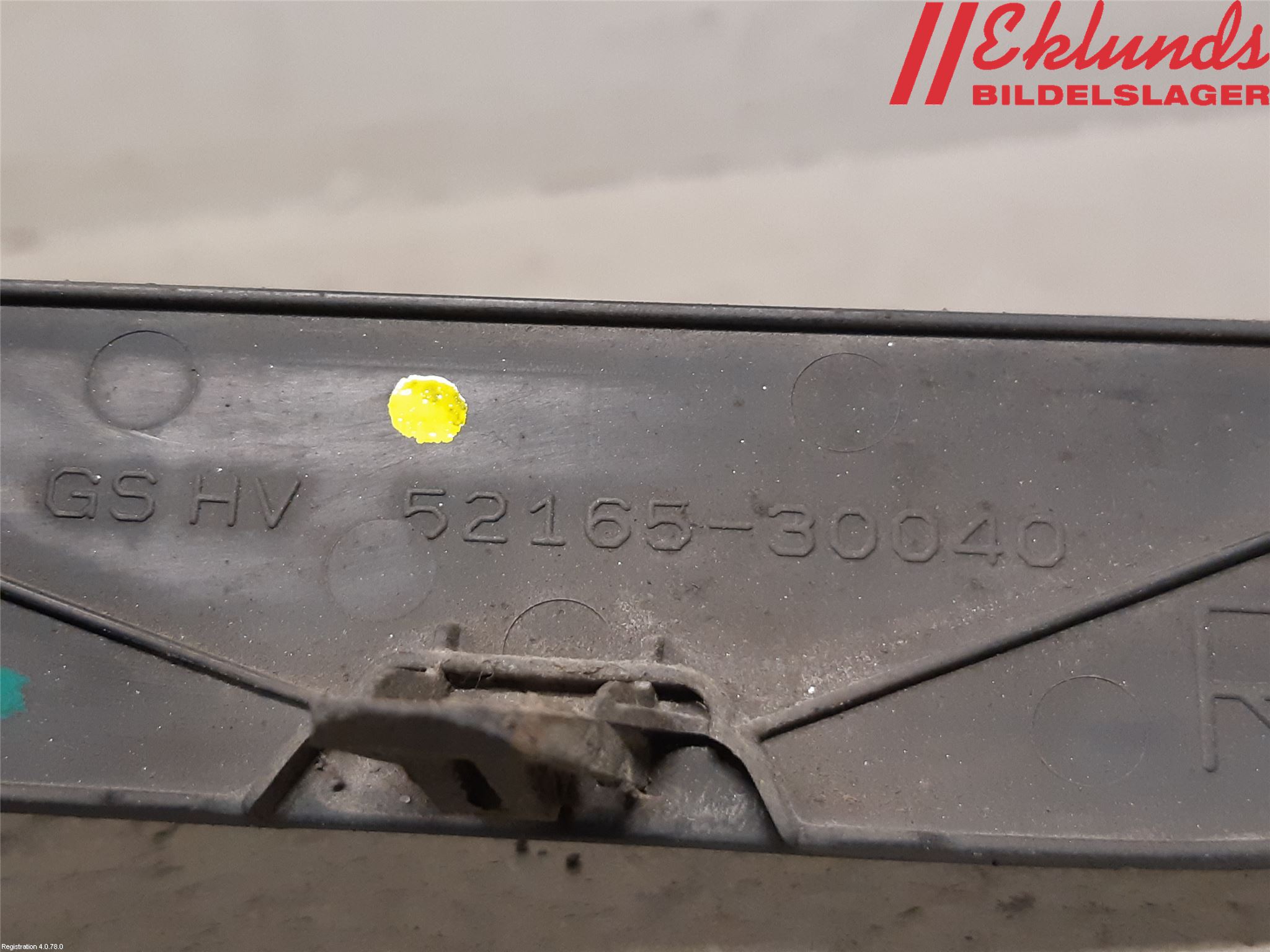 Lexus GS 300/430/450H 05-12 Stöt Utfyllnad-List-Grill