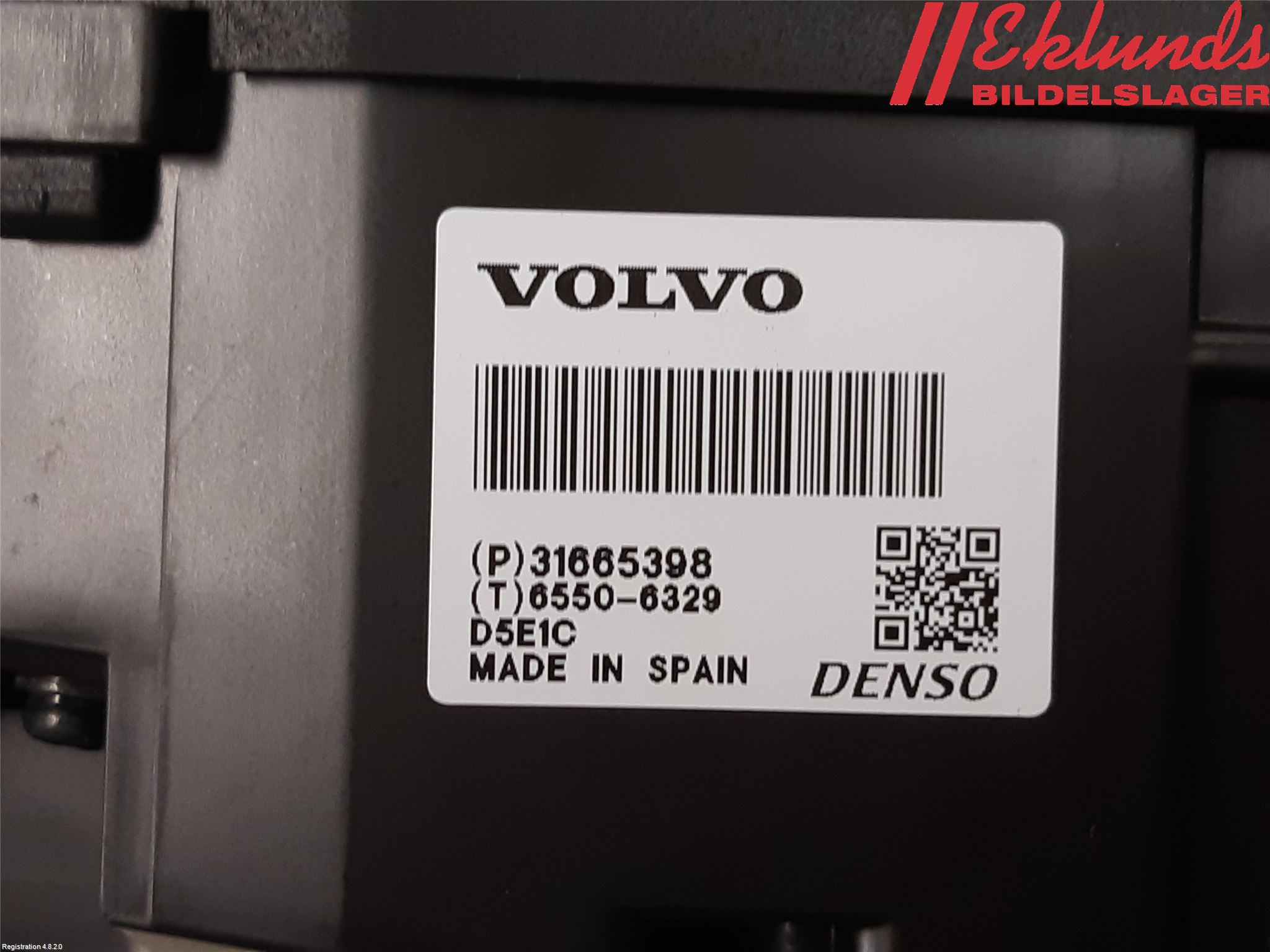 Volvo XC90/RECHARGE 16- Bildskärm