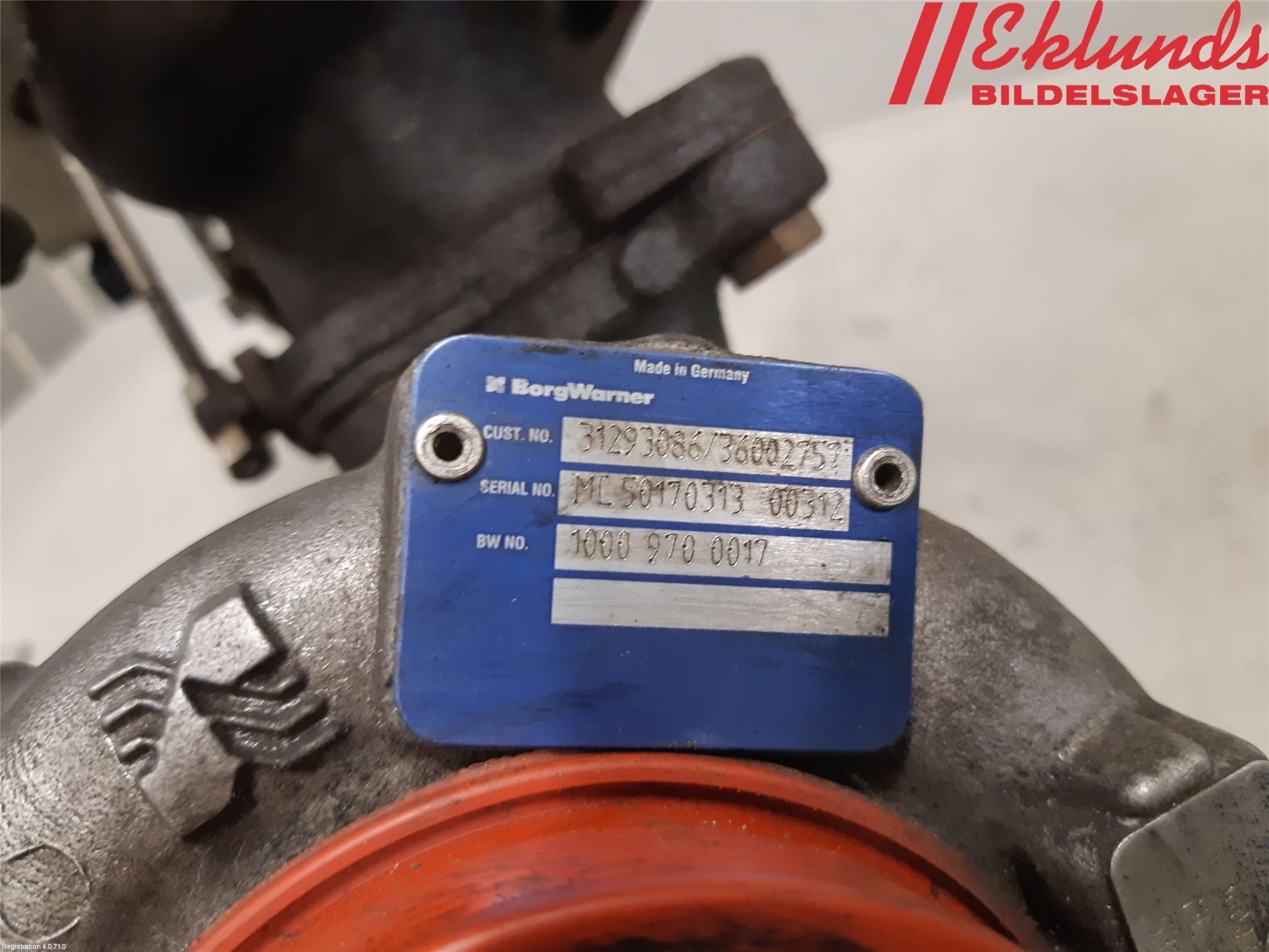 Volvo S80 07-13 Turboaggregat