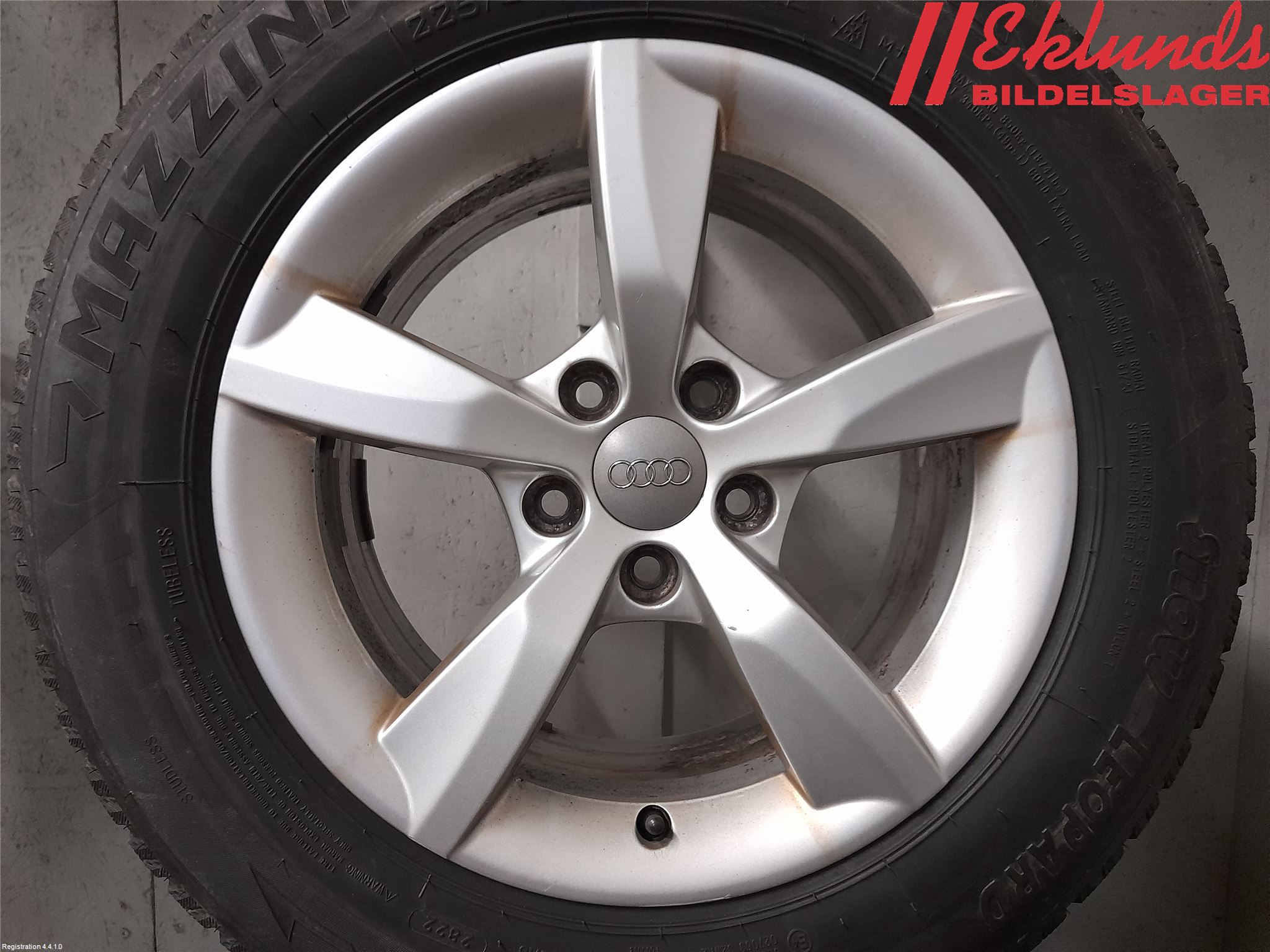Audi A6/S6 4G 11-18 Vinterdäck Alumfälg 4St