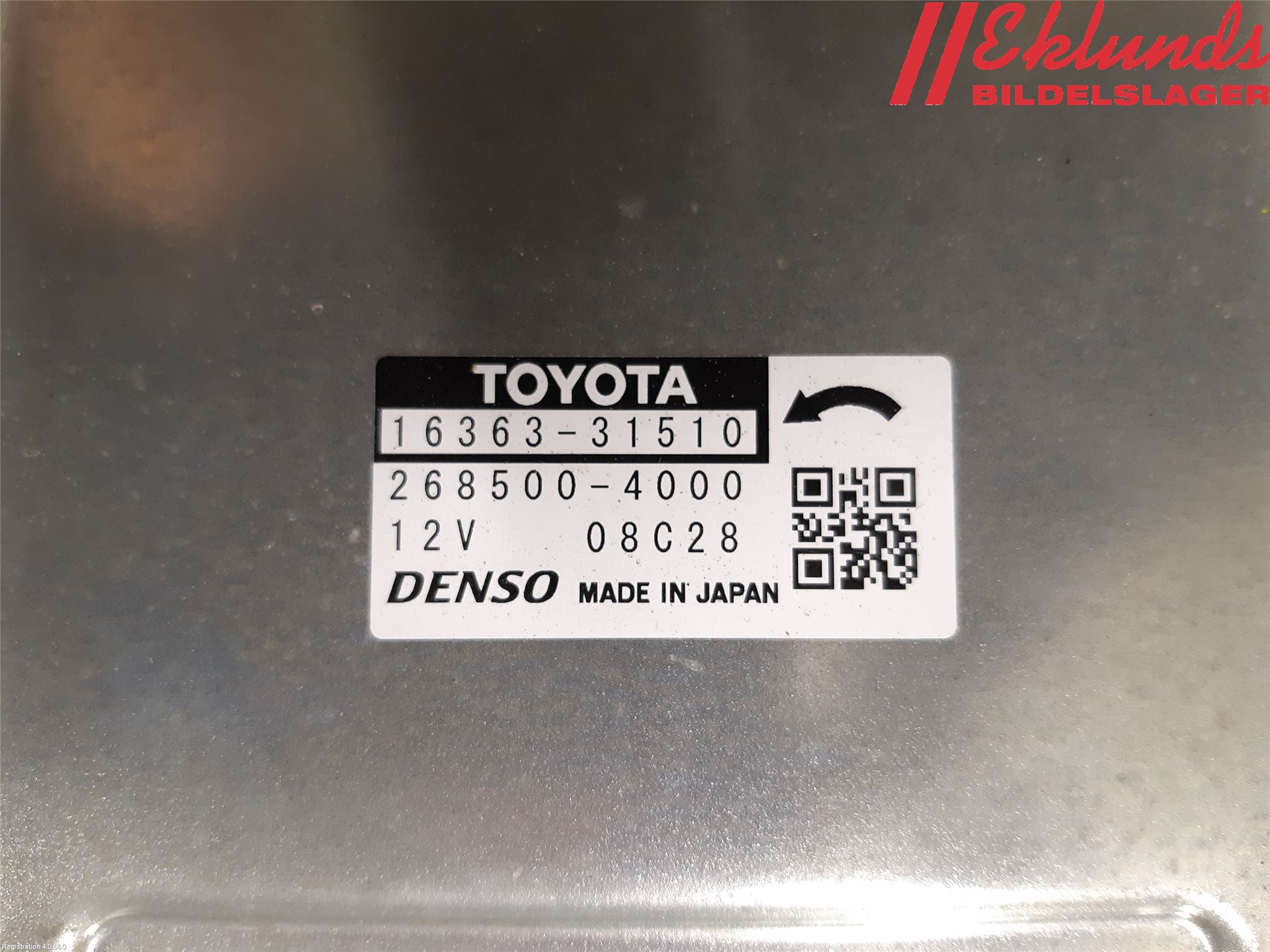 Toyota CAMRY 19-24 Kylfläkt El