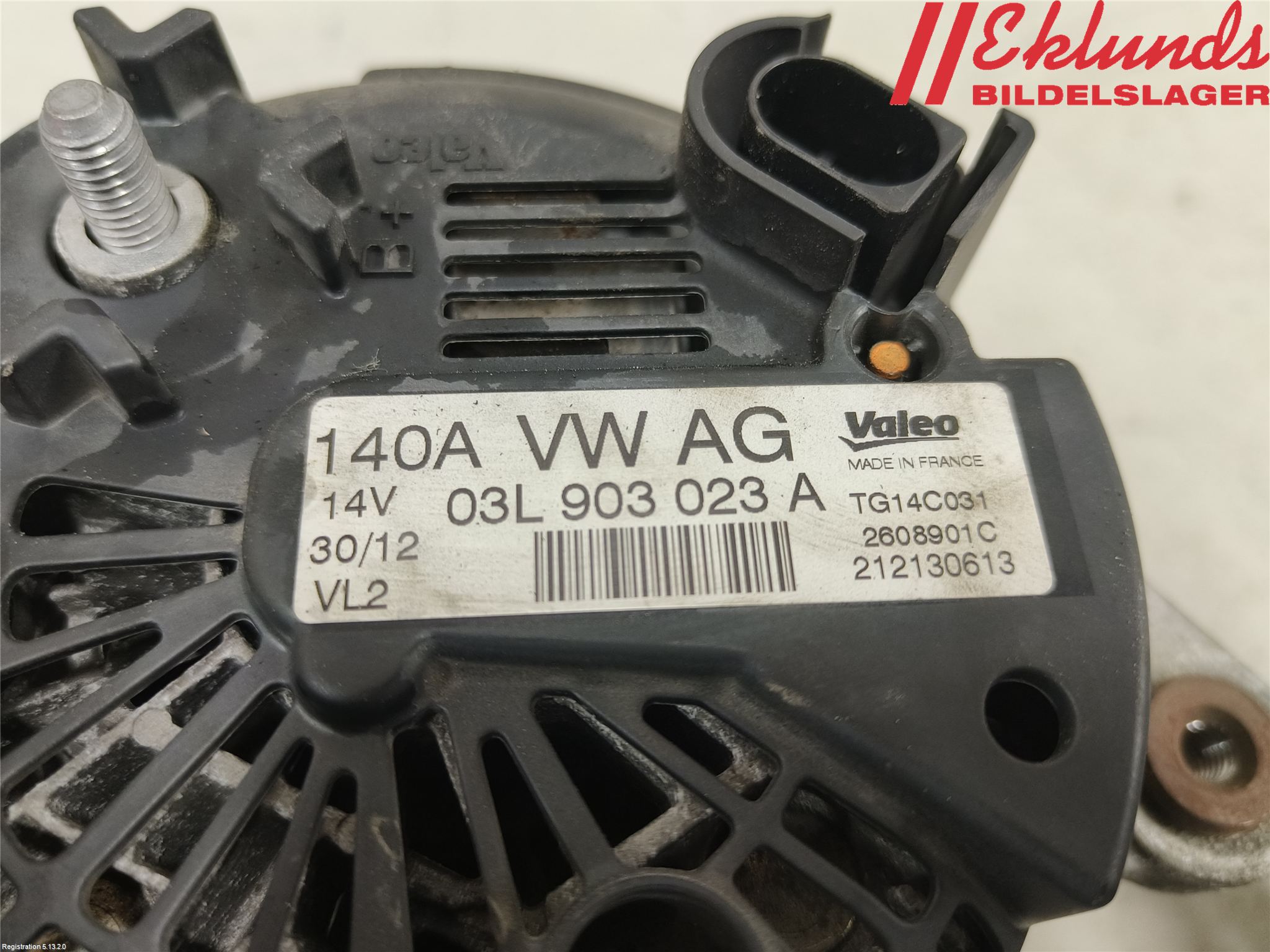 Audi A3/S3 05-13 Generator