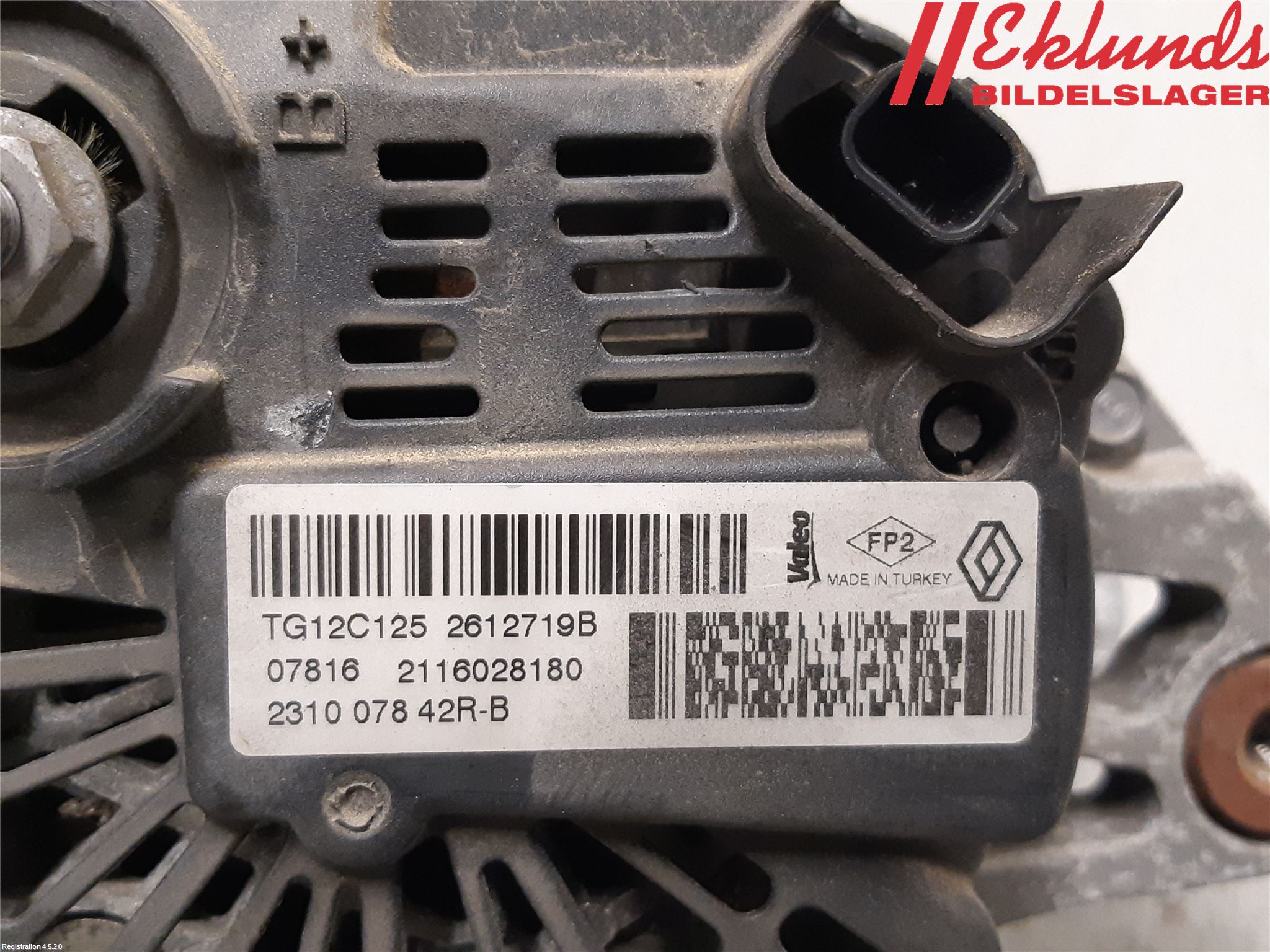 Renault CAPTUR 13-19 Generator