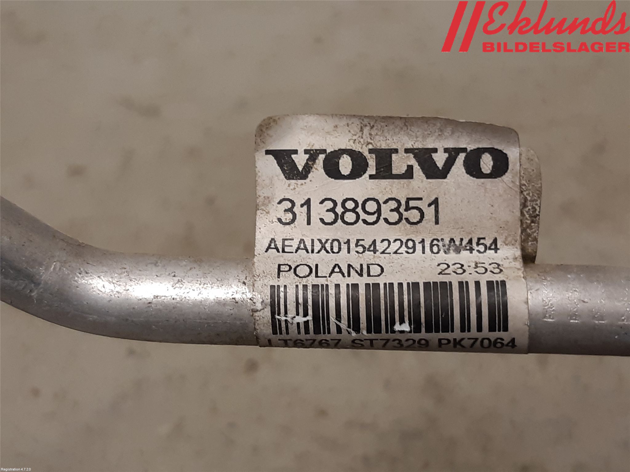 Volvo XC90/RECHARGE 16- Ac Slang-Rör