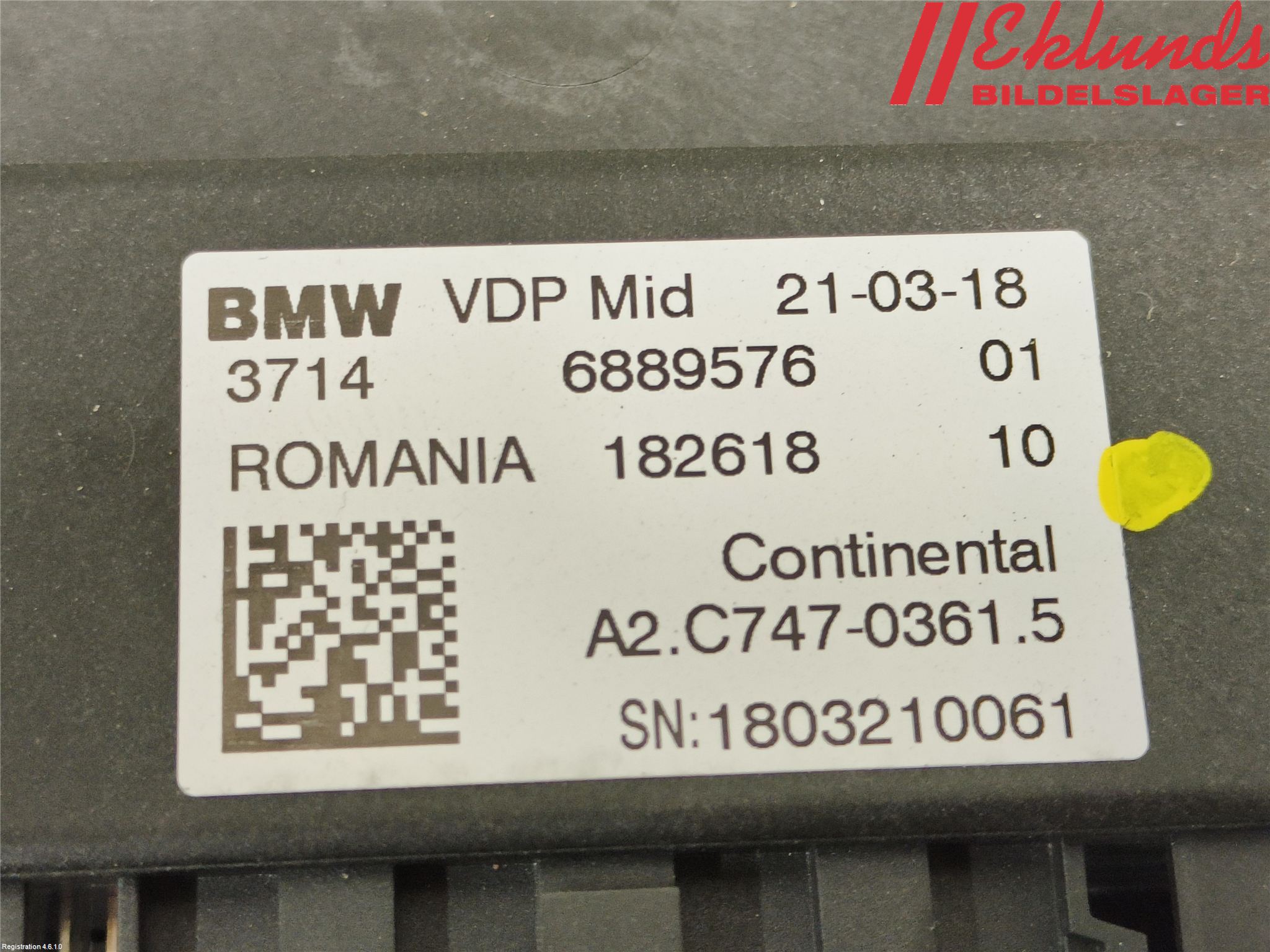 BMW 5 G30/G31/F90 17-23 Styrenhet Fjädring