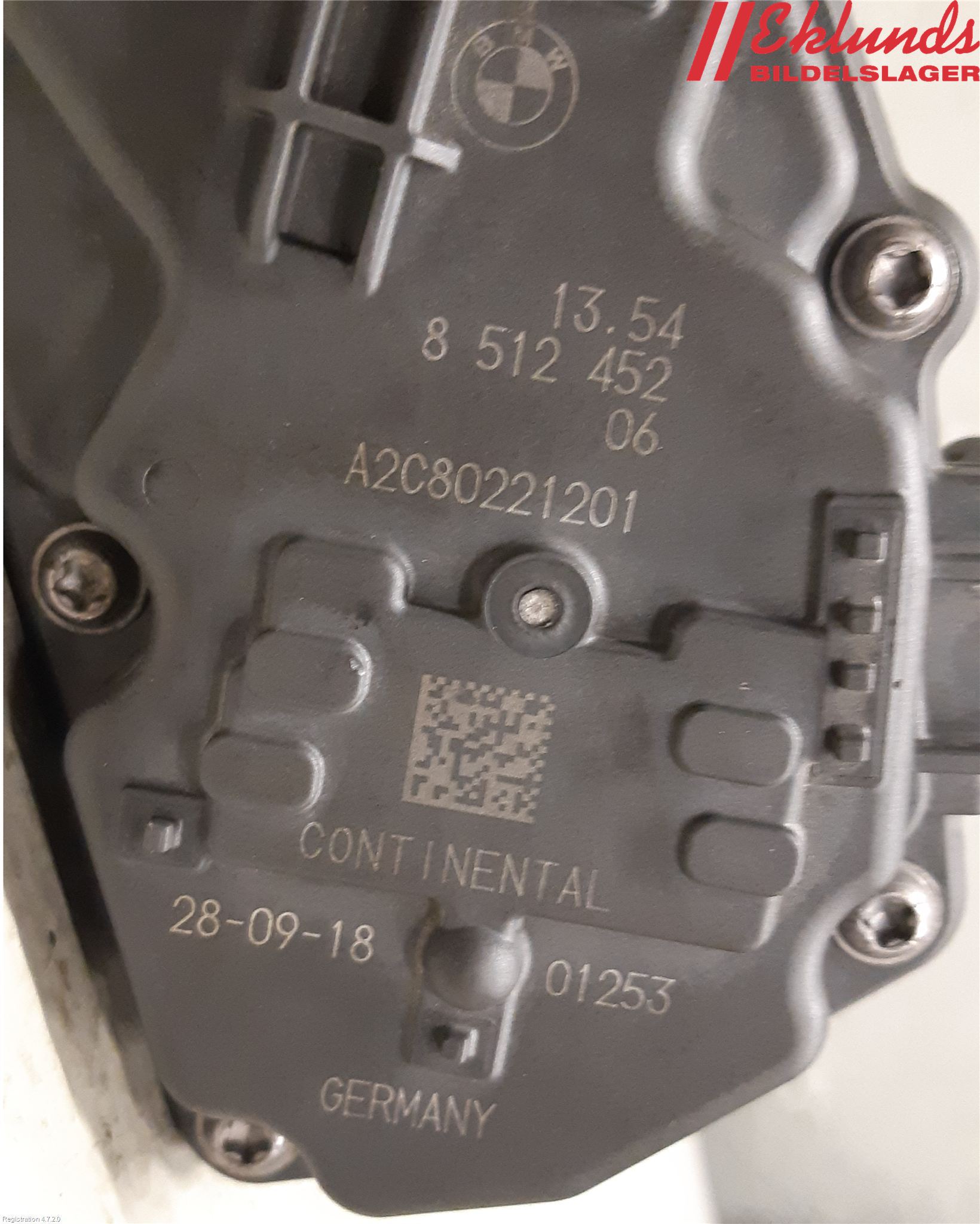 BMW 3 F30/F31/F80 12-19 Injspjällhus