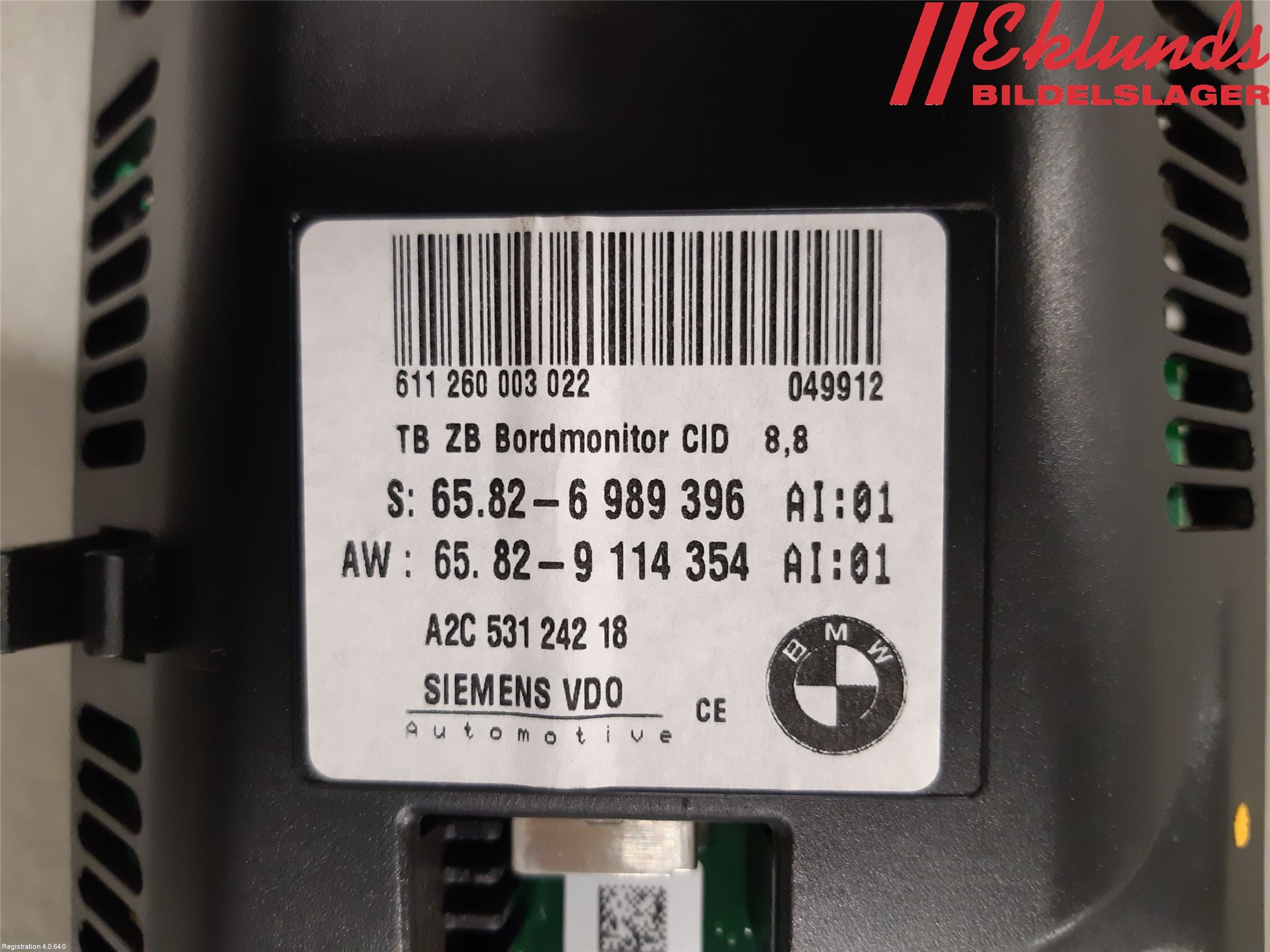 BMW 5 E60/61 Sed/Tou 02-10 Multifunktionsdisplay