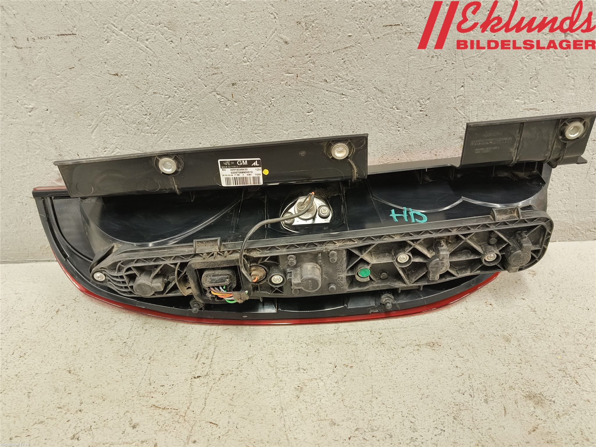 Opel COMBO D 12-18 Bakljus Höger