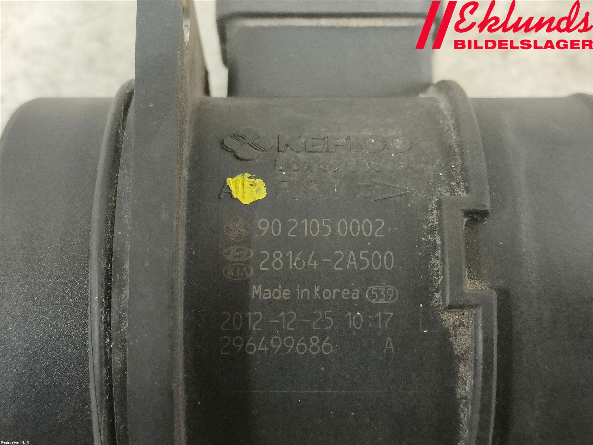 Kia CARENS III 13-19 Injluftmängdmätare