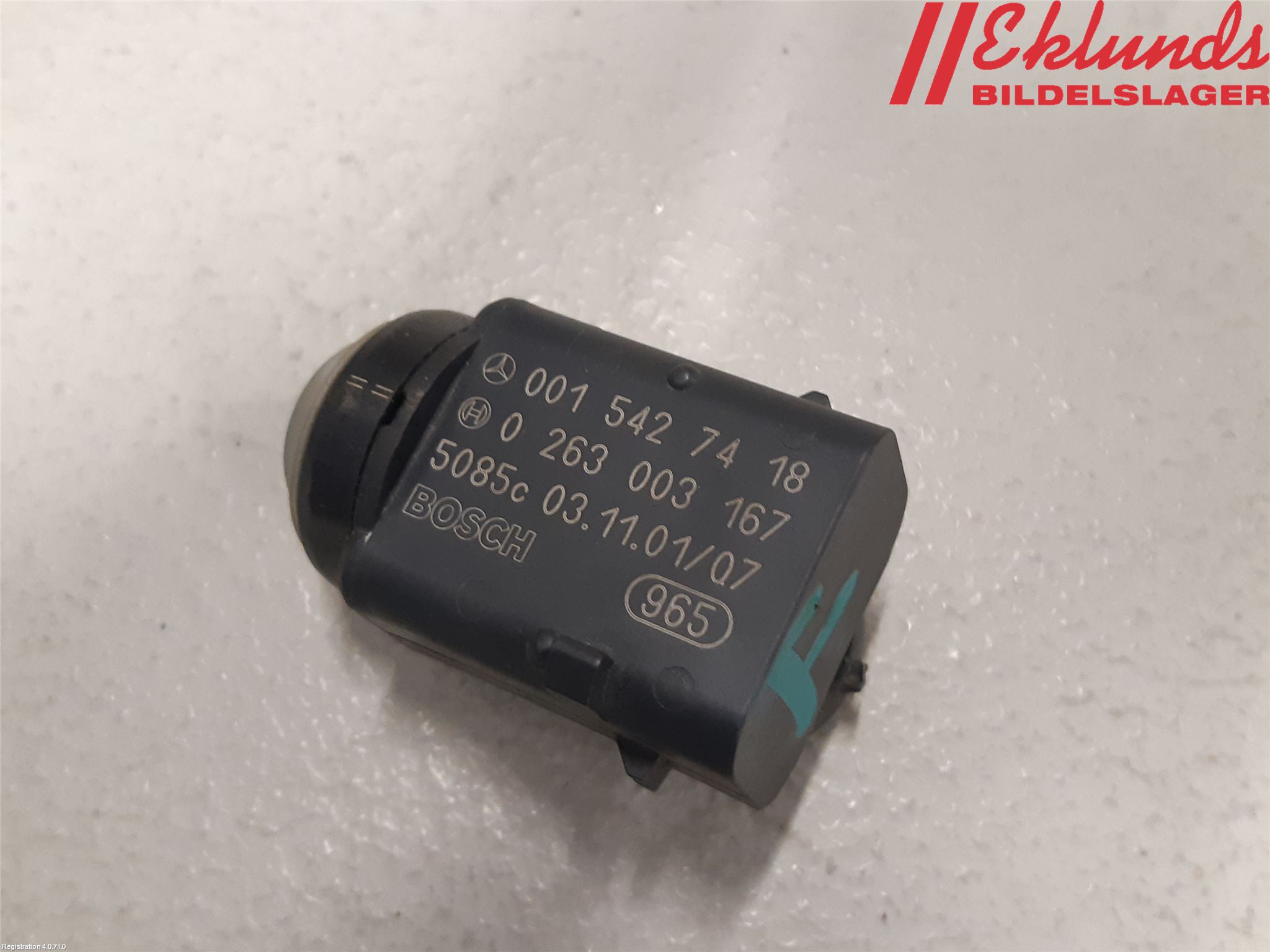 Mercedes-Benz MB CLK (C209) 02-09 Parkeringshjälp Frontsensor