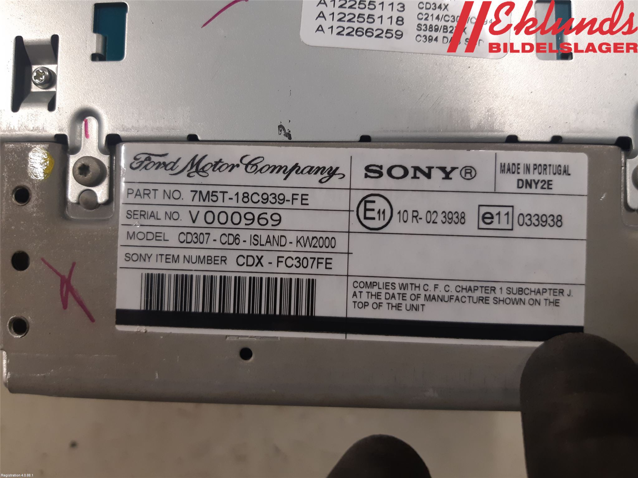 Ford FOCUS 08-11 Cd Radio - Multimediapanel