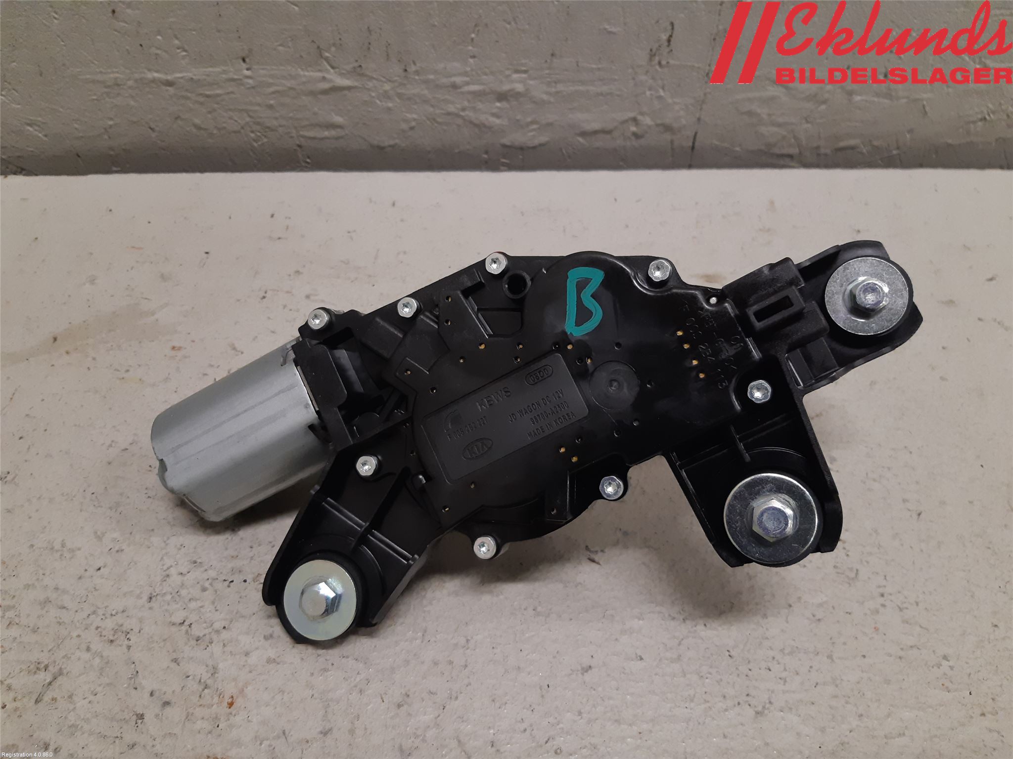 Kia CEED 12-18 Torkarmotor Baklucka
