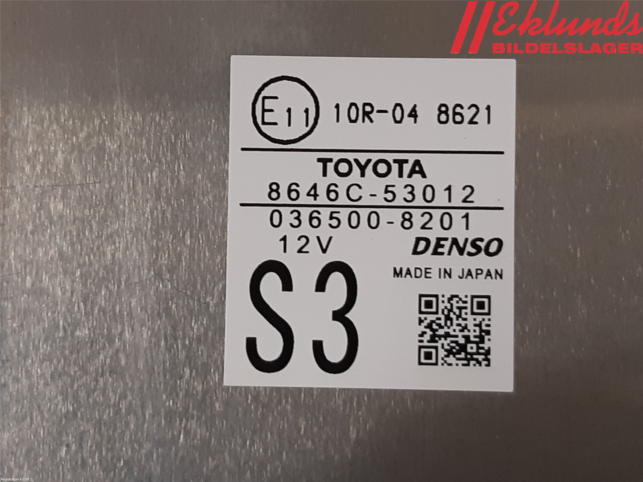 Lexus IS 250/350 14-20 Sensor Aktivt Kollisionsskydd