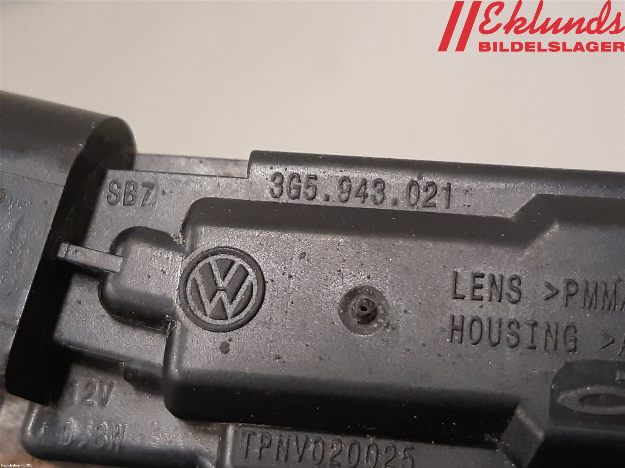 Volkswagen VW ARTEON 17- Skylt Belysning