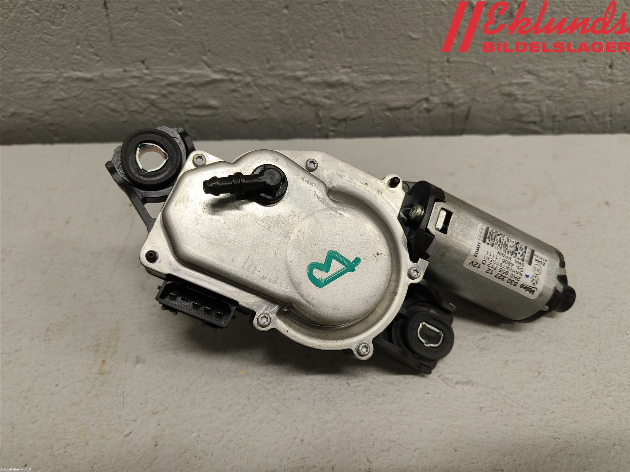 Volkswagen VW CADDY 11-15 Torkarmotor Baklucka