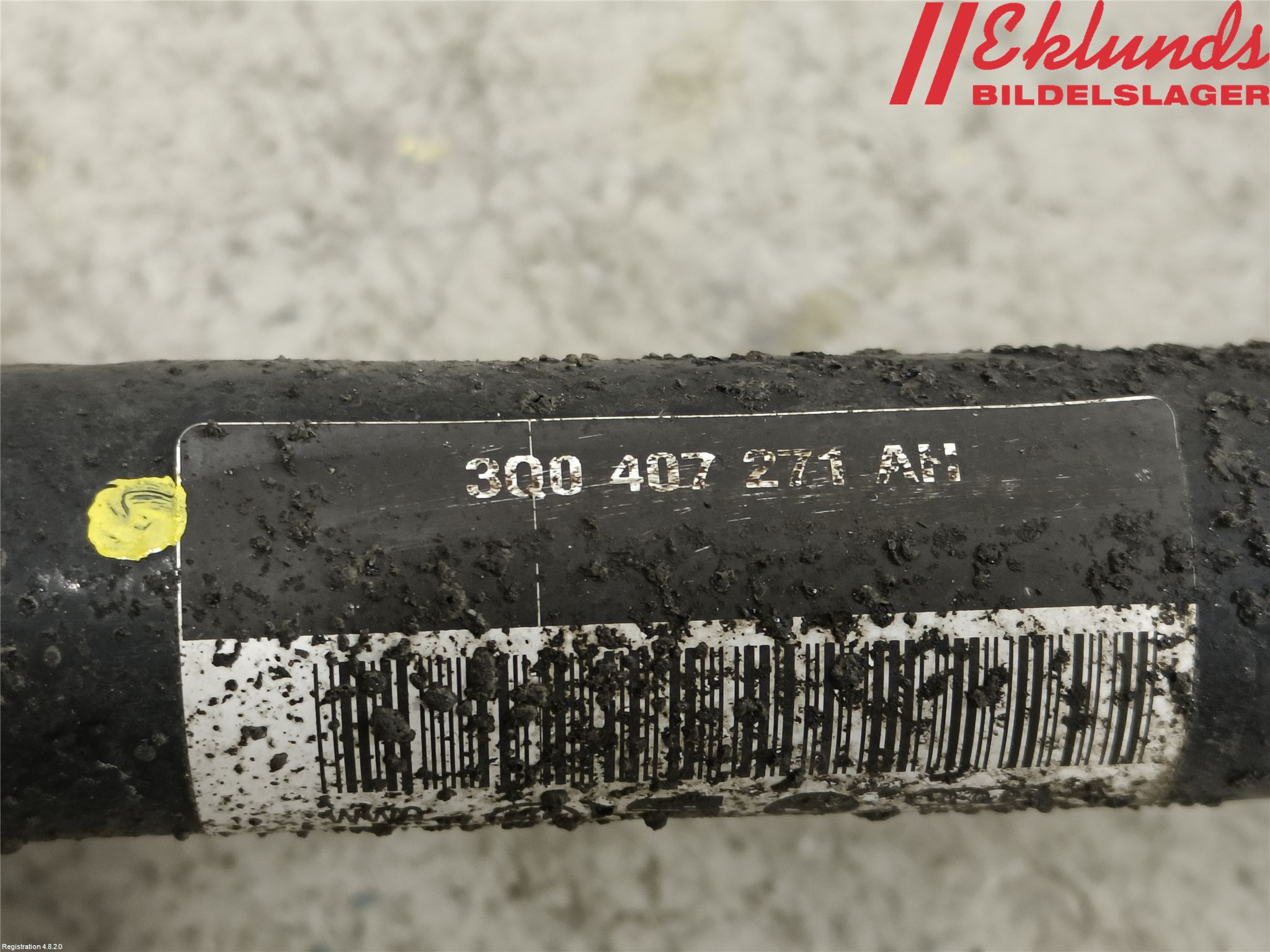 Volkswagen VW PASSAT 15-19 Drivaxel Fram Vänster