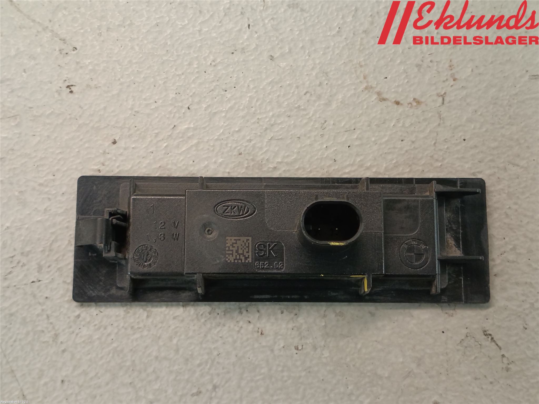 BMW 1 F20/F21 11-19 Skylt Belysning