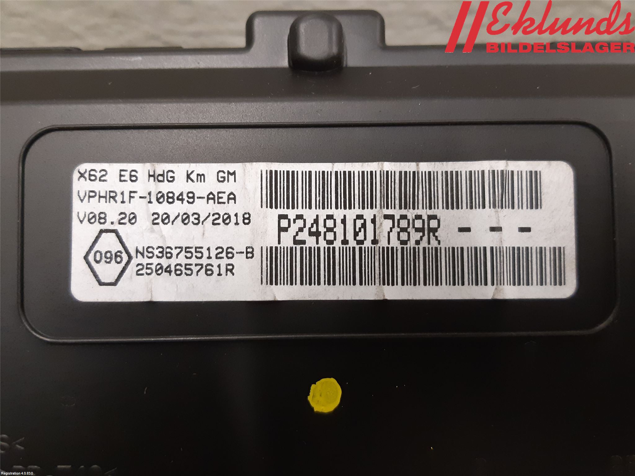 Opel MOVANO B 10-22 Instrument Komb