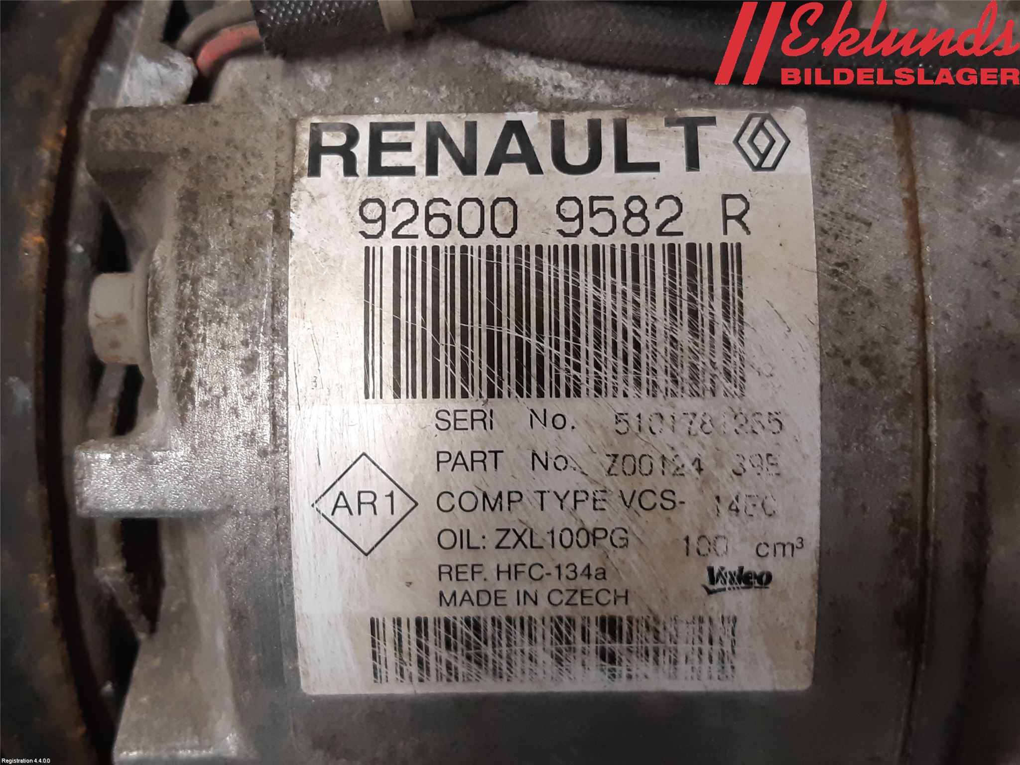 Renault CLIO IV 12-16 Ac Kompressor