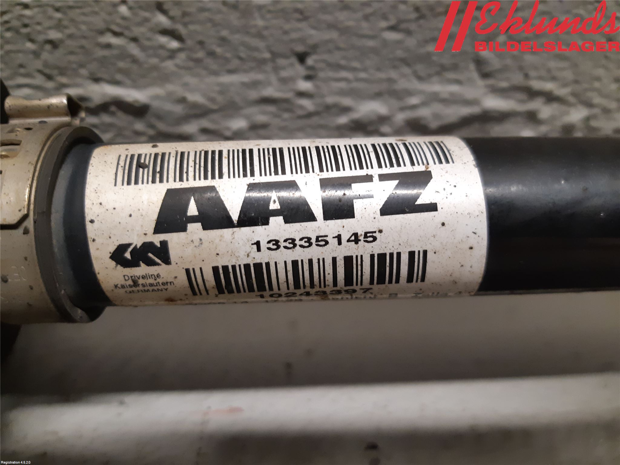 Opel ASTRA J 10-15 Drivaxel Fram Vänster