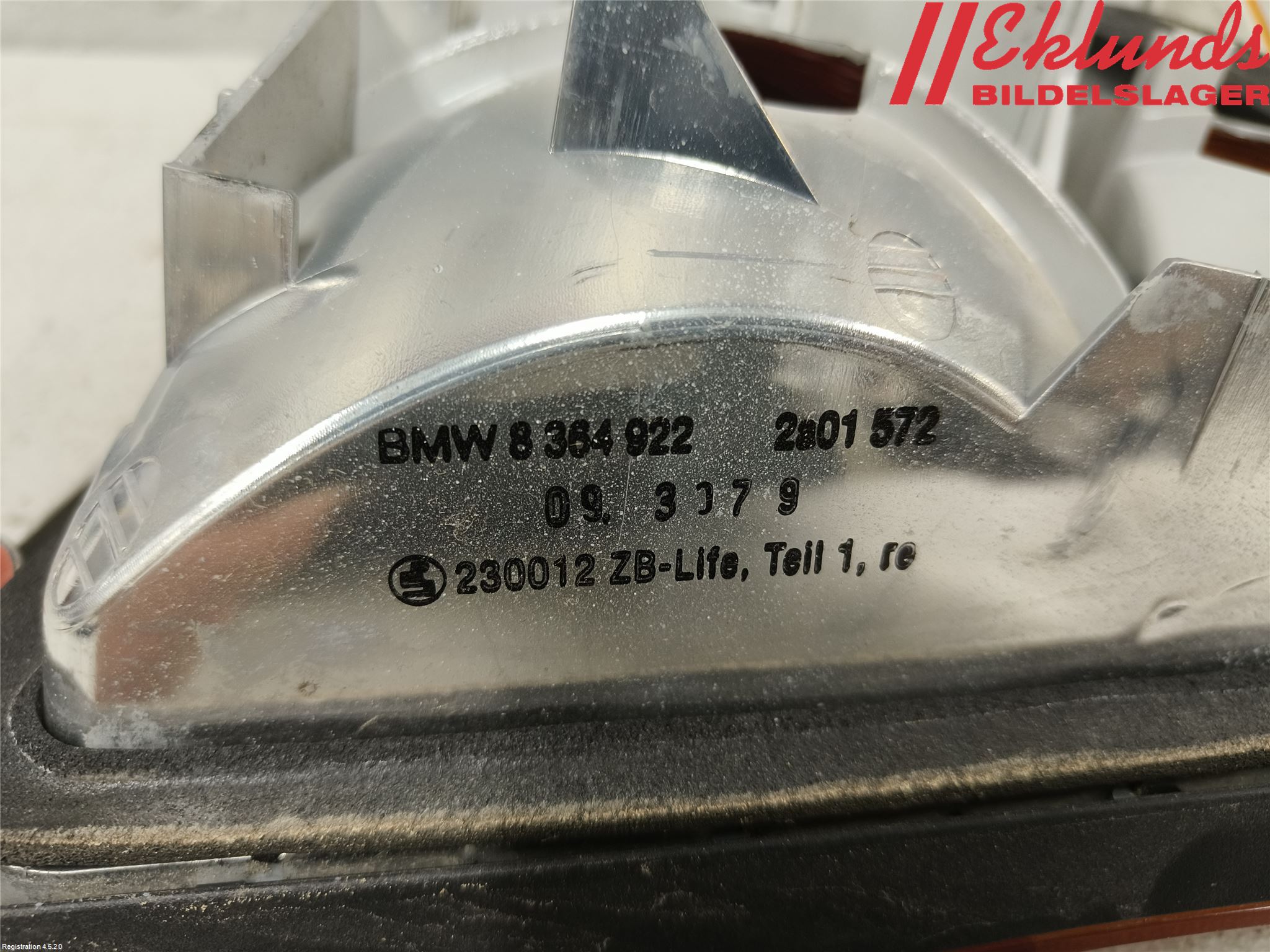 BMW 3 E46      98-05 Bakljus Höger