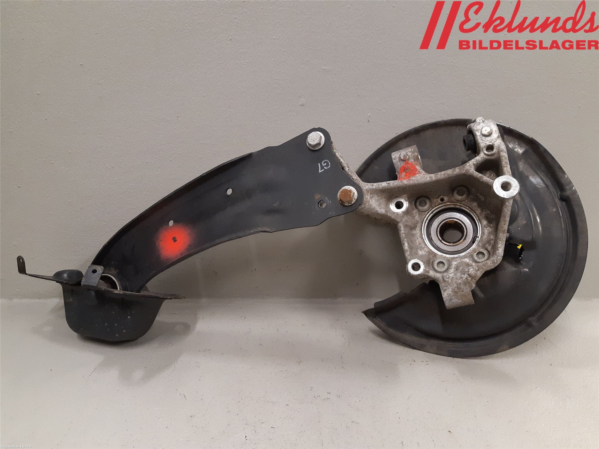 Volkswagen VW TIGUAN 07-16 Hjullagerhus-Spindel Vä B