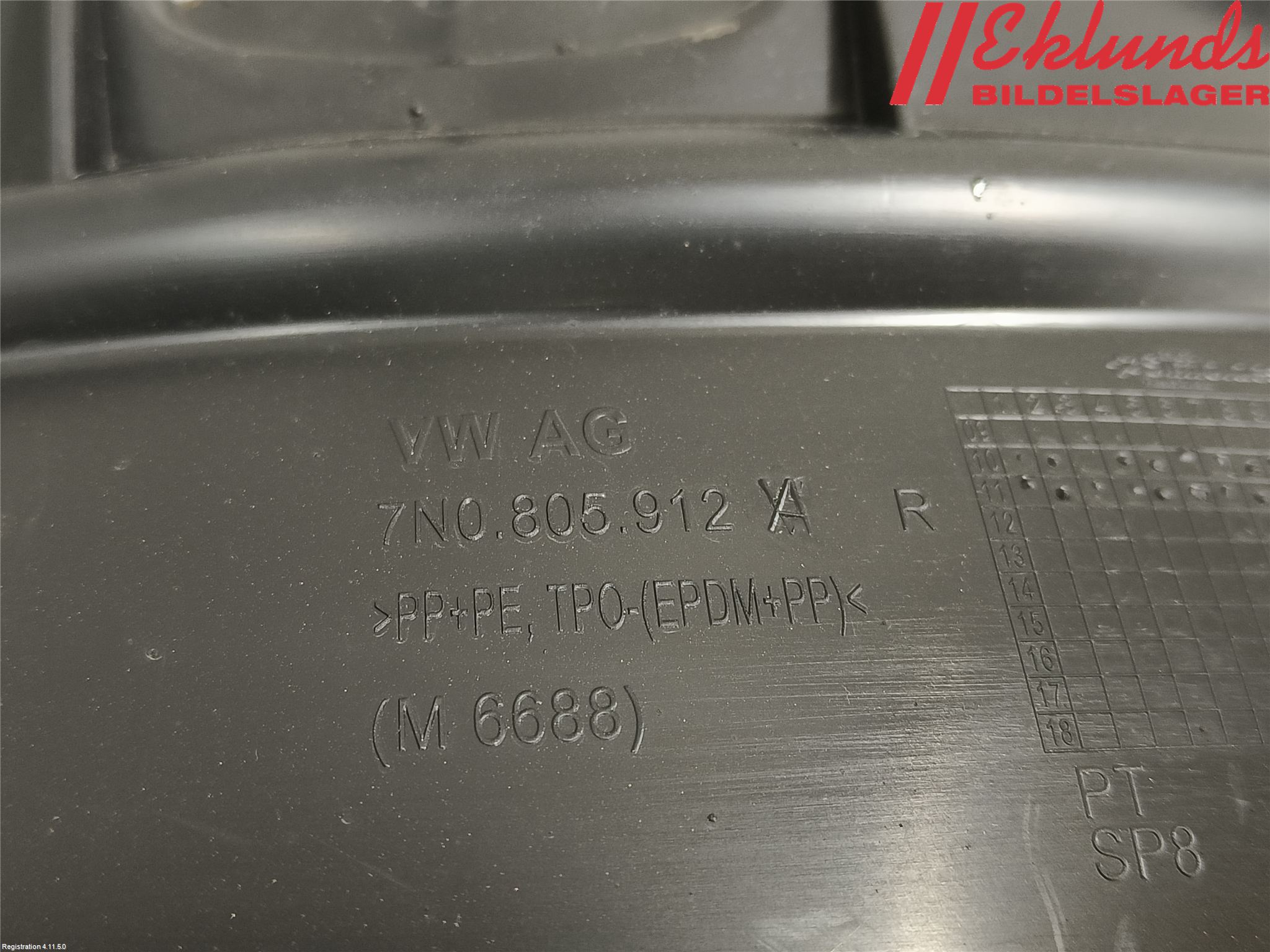 Volkswagen VW SHARAN 11- Skärm Inner