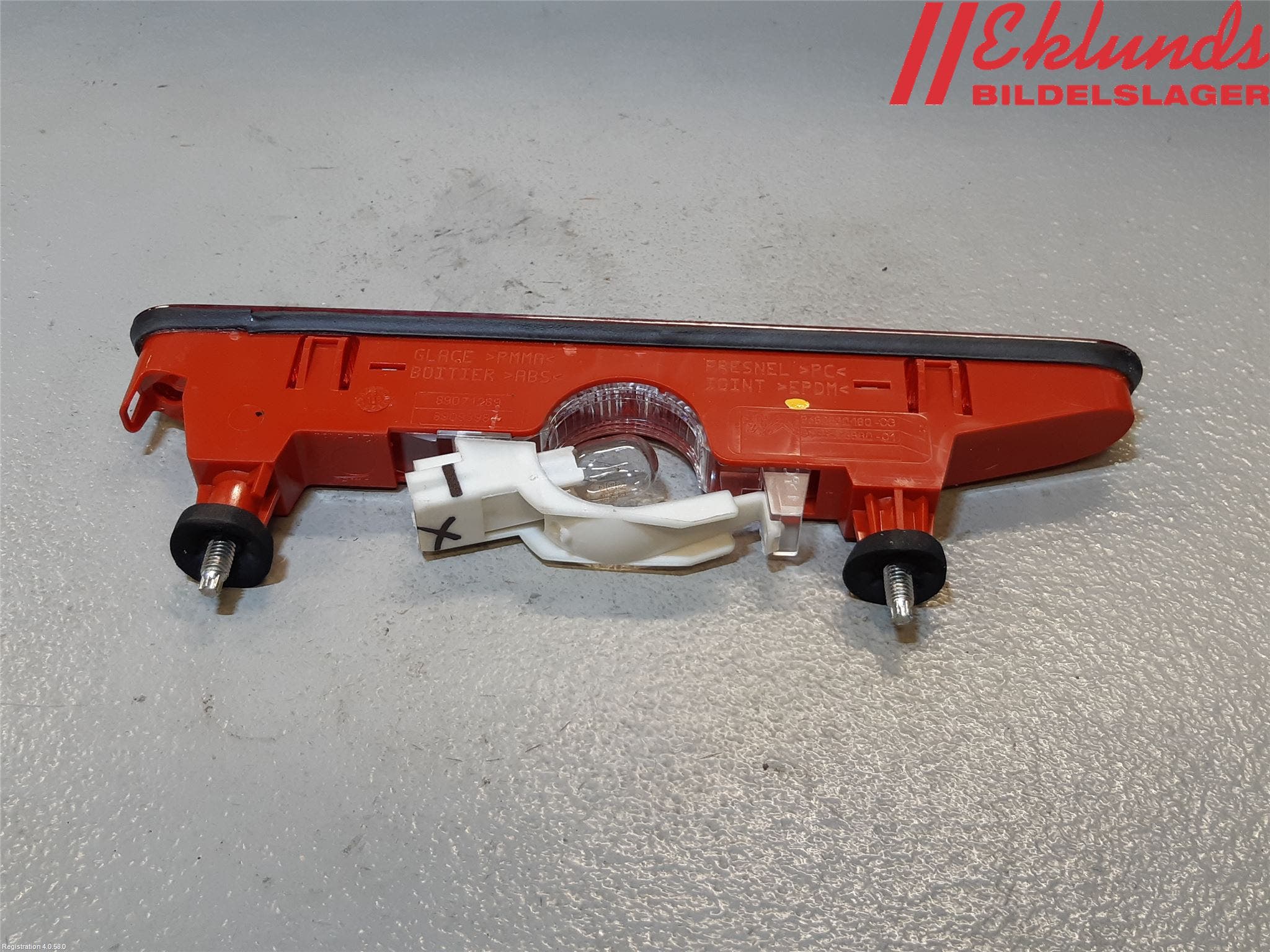 Opel COMBO E 19- Bromsljus Bakruta