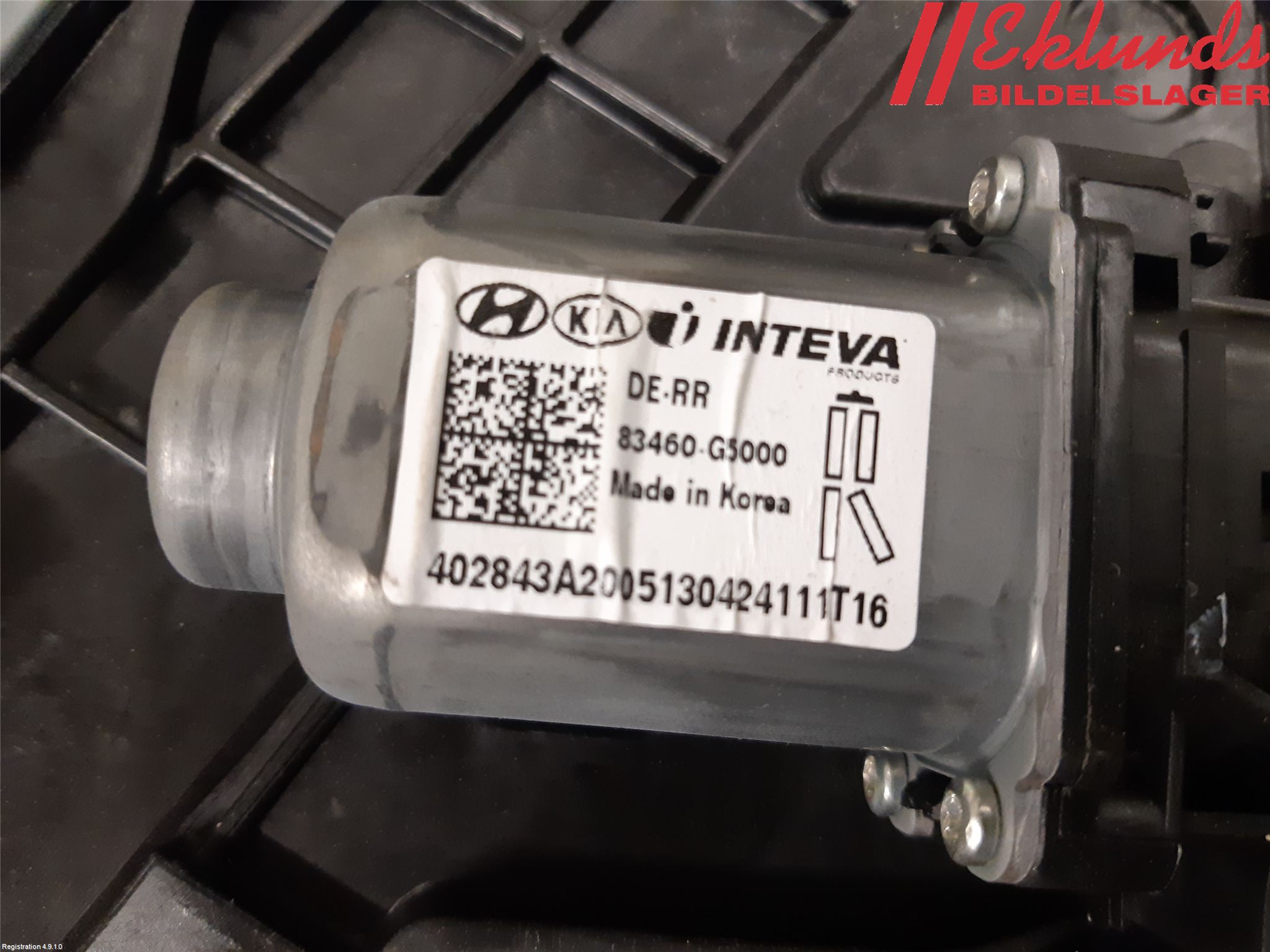 Kia NIRO (DE) 17-22 Fönsterhiss El Kompl