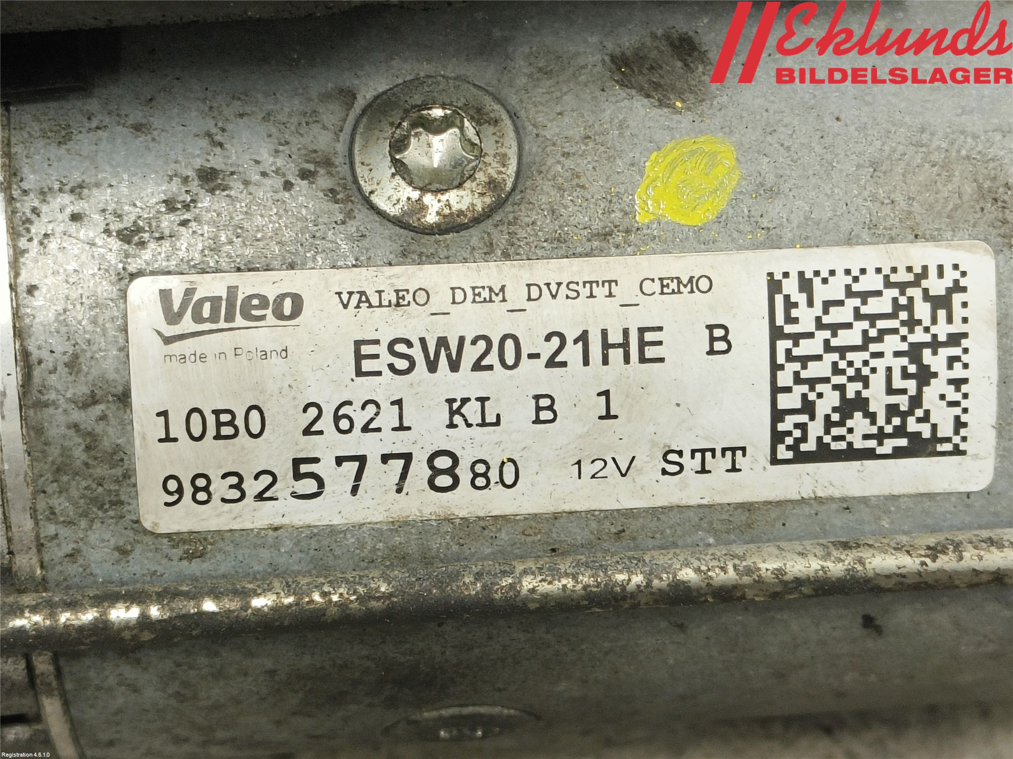 Toyota PROACE CITY 20- Startmotor Diesel